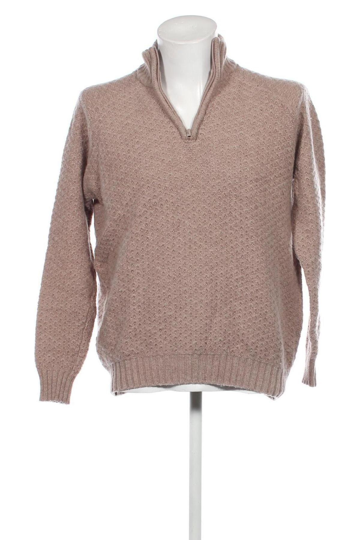 Herrenpullover, Größe L, Farbe Beige, Preis € 11,91