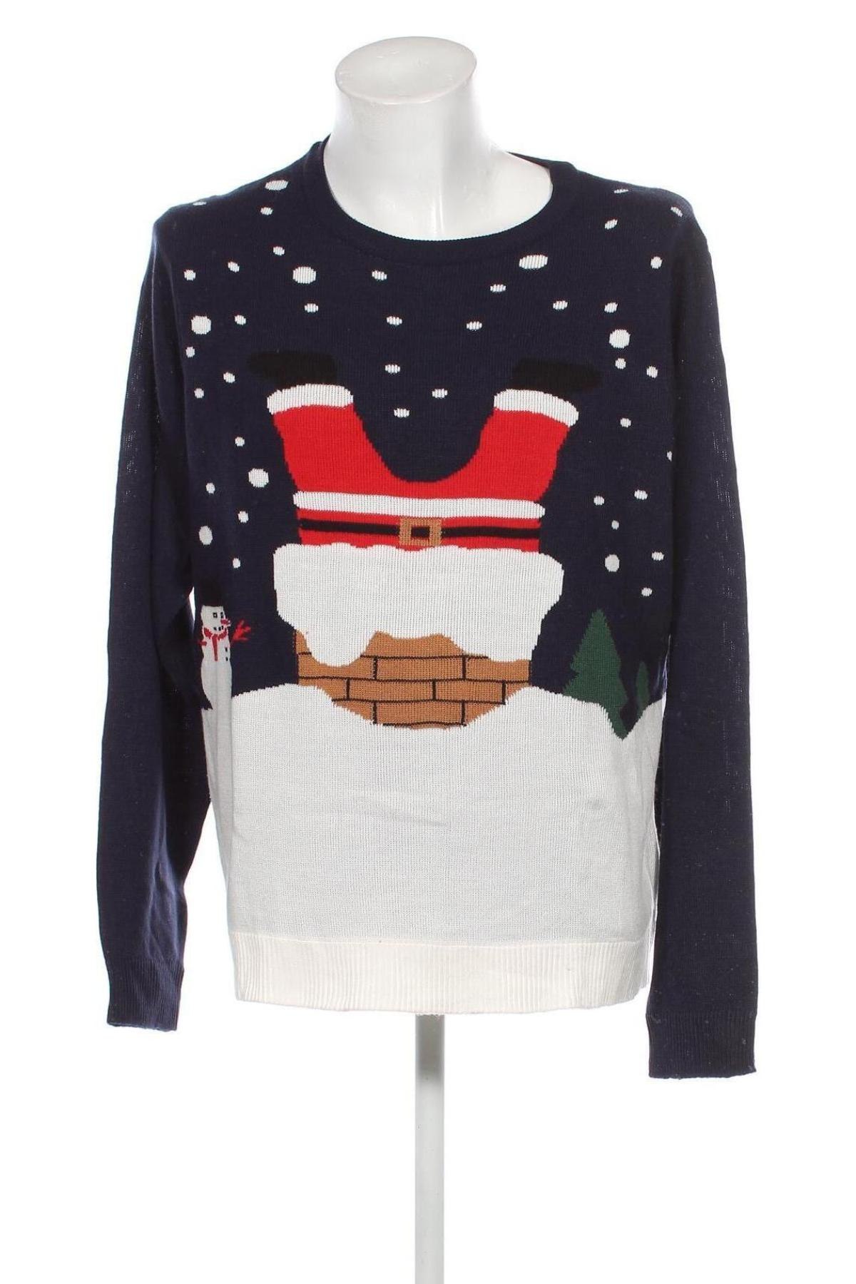 Ανδρικό πουλόβερ, Μέγεθος XXL, Χρώμα Μπλέ, Τιμή 10,58 €