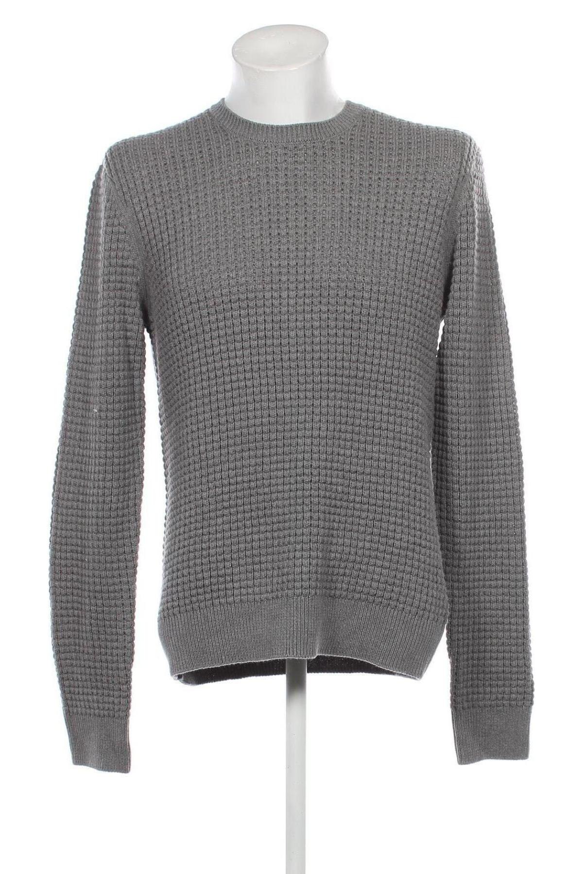 Мъжки пуловер AllSaints, Размер L, Цвят Сив, Цена 91,20 лв.