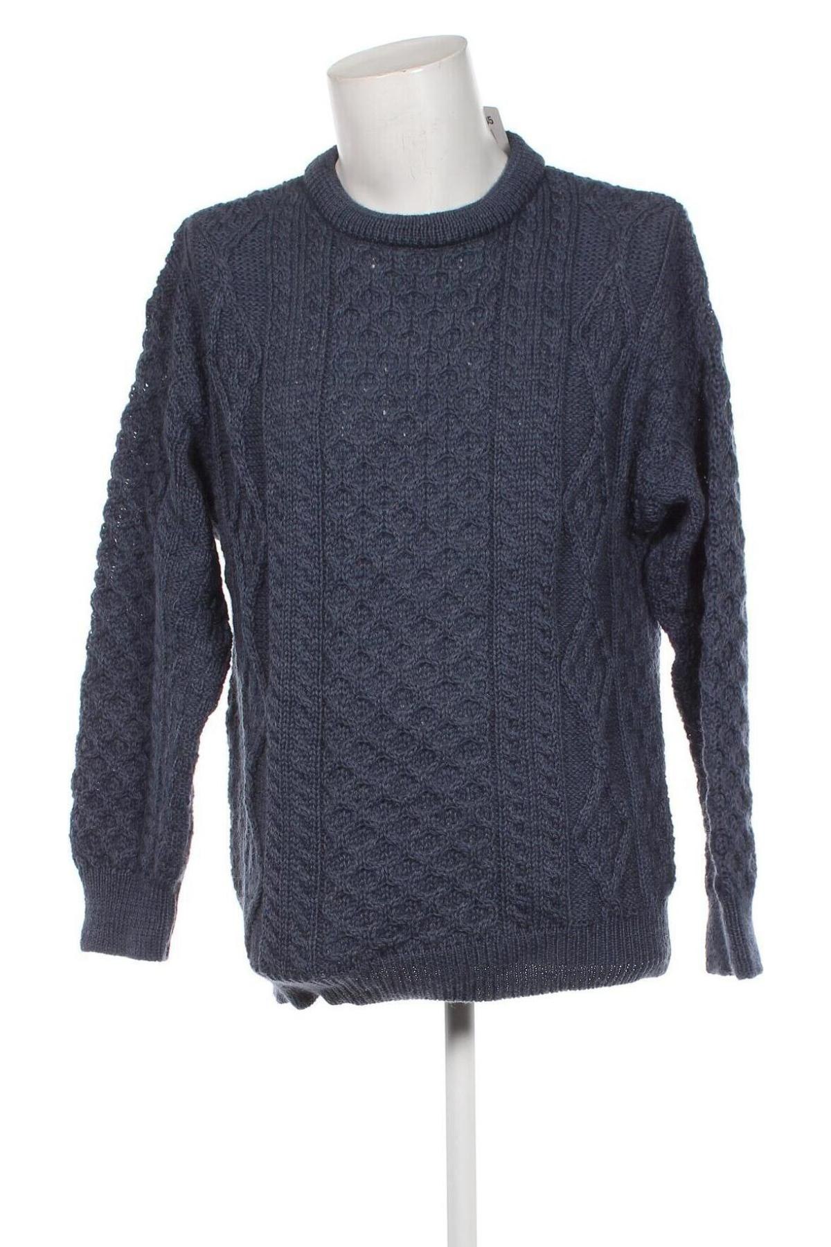 Pánsky sveter  Aran Sweater Market, Veľkosť L, Farba Modrá, Cena  26,08 €