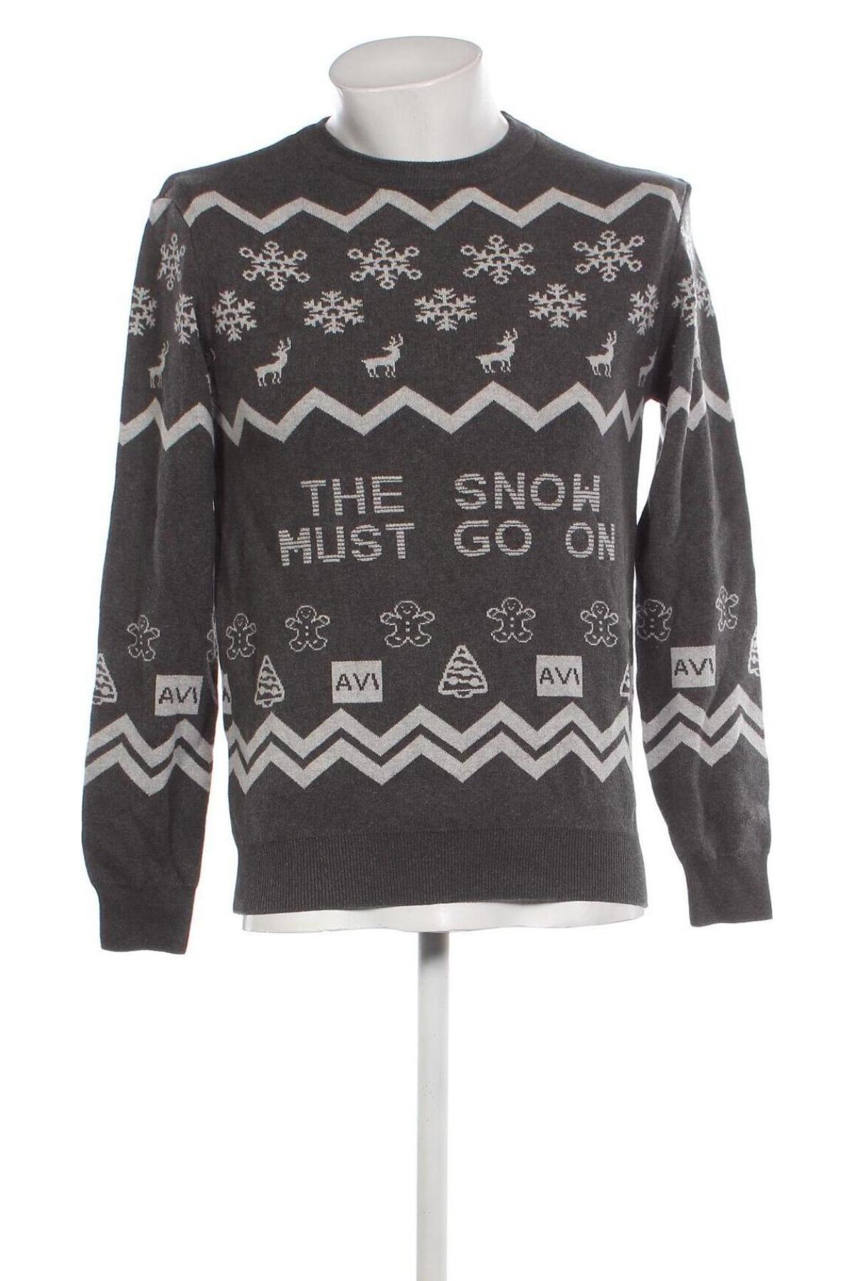 Ανδρικό πουλόβερ Avant Garde, Μέγεθος M, Χρώμα Γκρί, Τιμή 11,36 €
