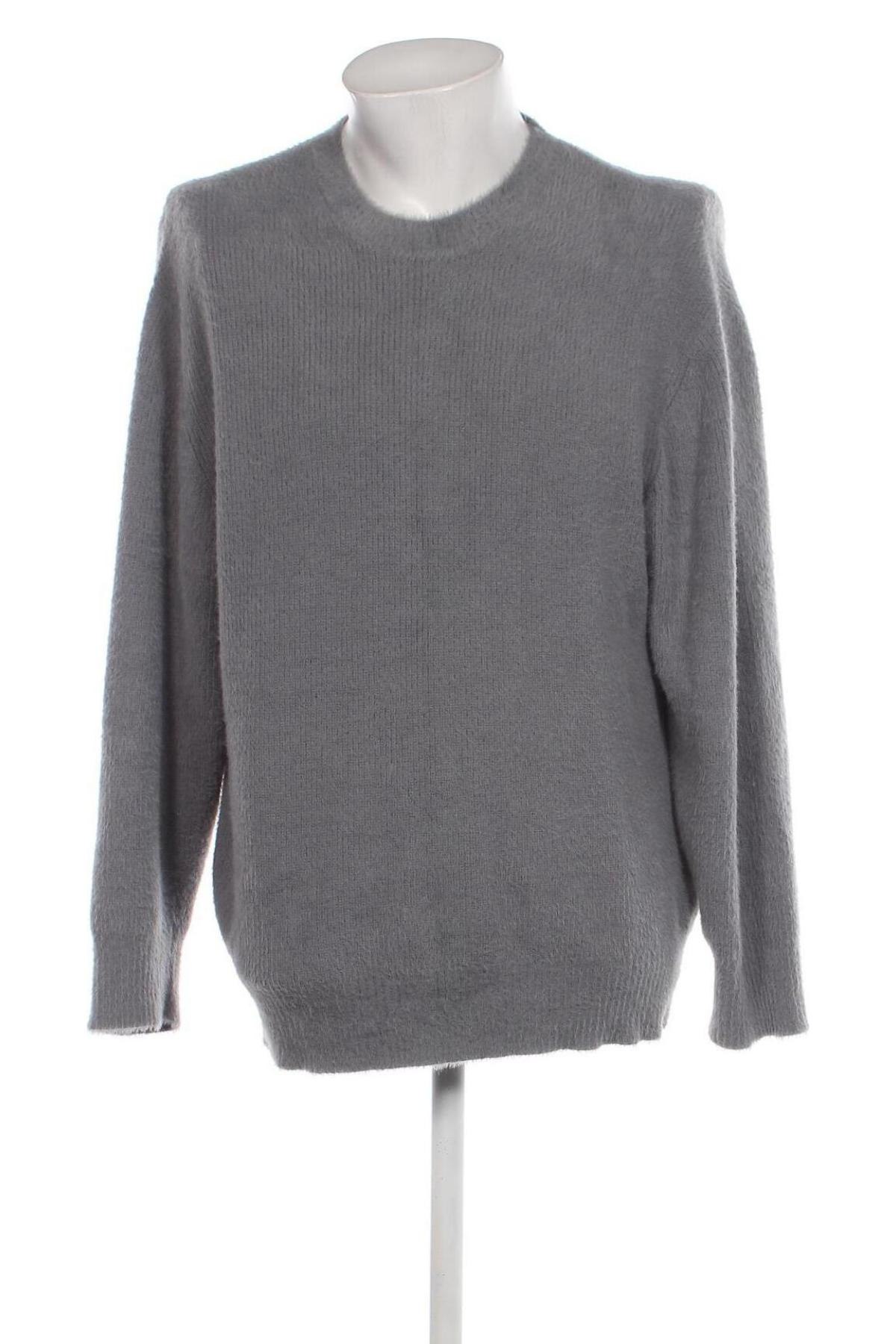 Herrenpullover Bershka, Größe M, Farbe Grau, Preis 8,46 €