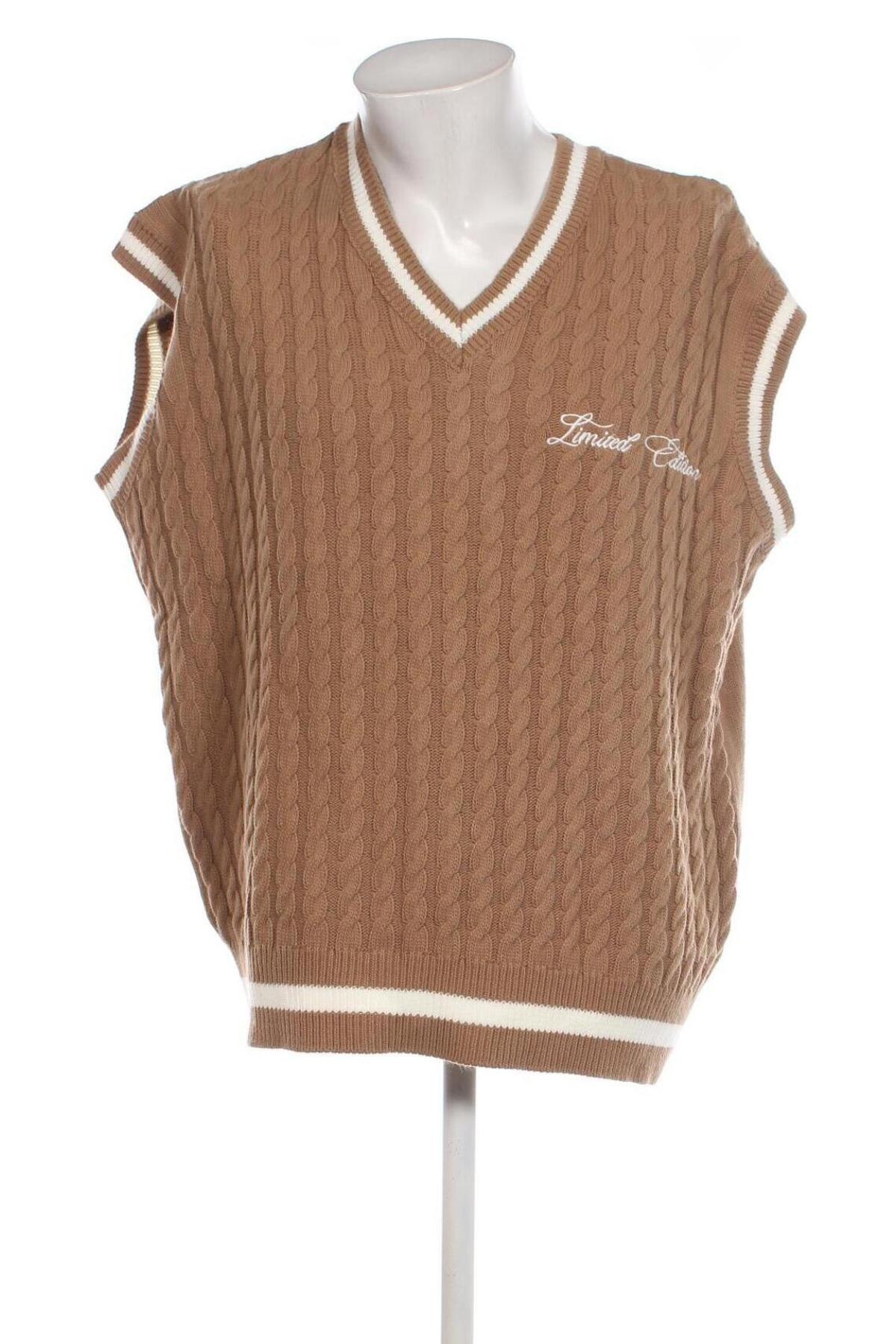 Мъжки пуловер Boohoo, Размер L, Цвят Кафяв, Цена 29,00 лв.