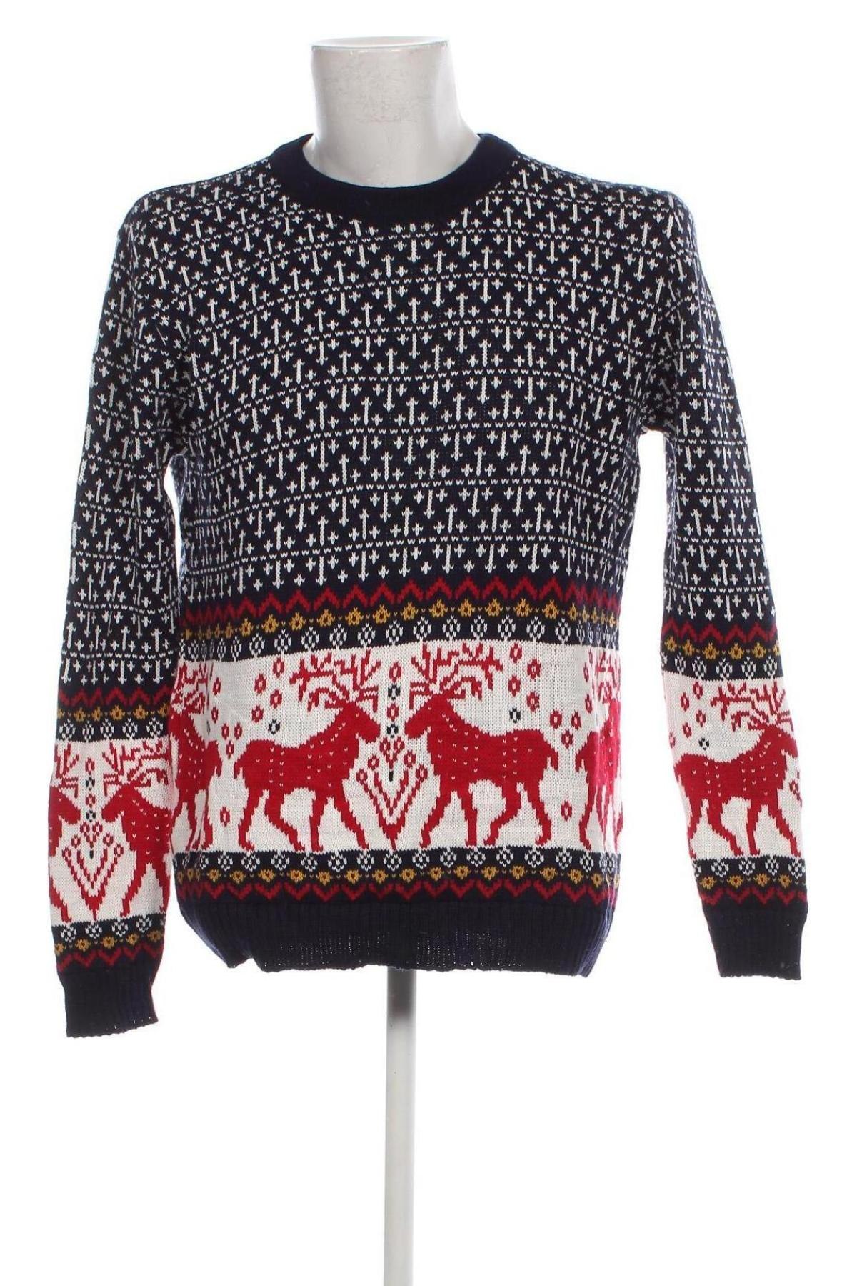 Ανδρικό πουλόβερ Boohoo, Μέγεθος L, Χρώμα Πολύχρωμο, Τιμή 11,12 €