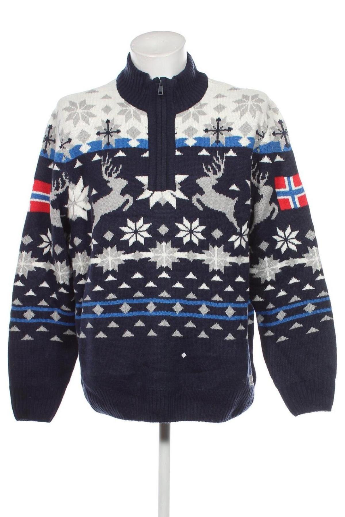 Męski sweter Bpc Bonprix Collection, Rozmiar XXL, Kolor Kolorowy, Cena 54,73 zł