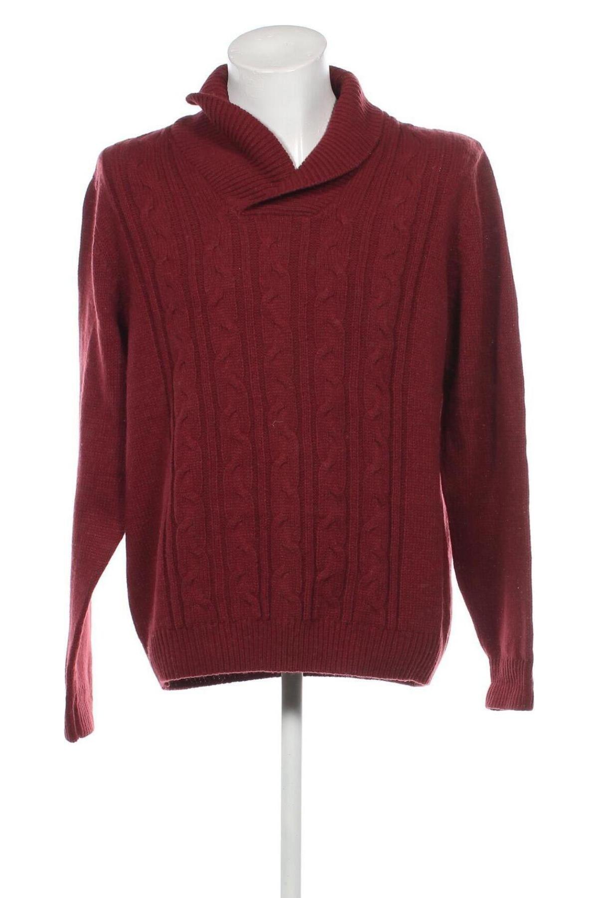 Męski sweter Bpc Bonprix Collection, Rozmiar XL, Kolor Czerwony, Cena 33,99 zł