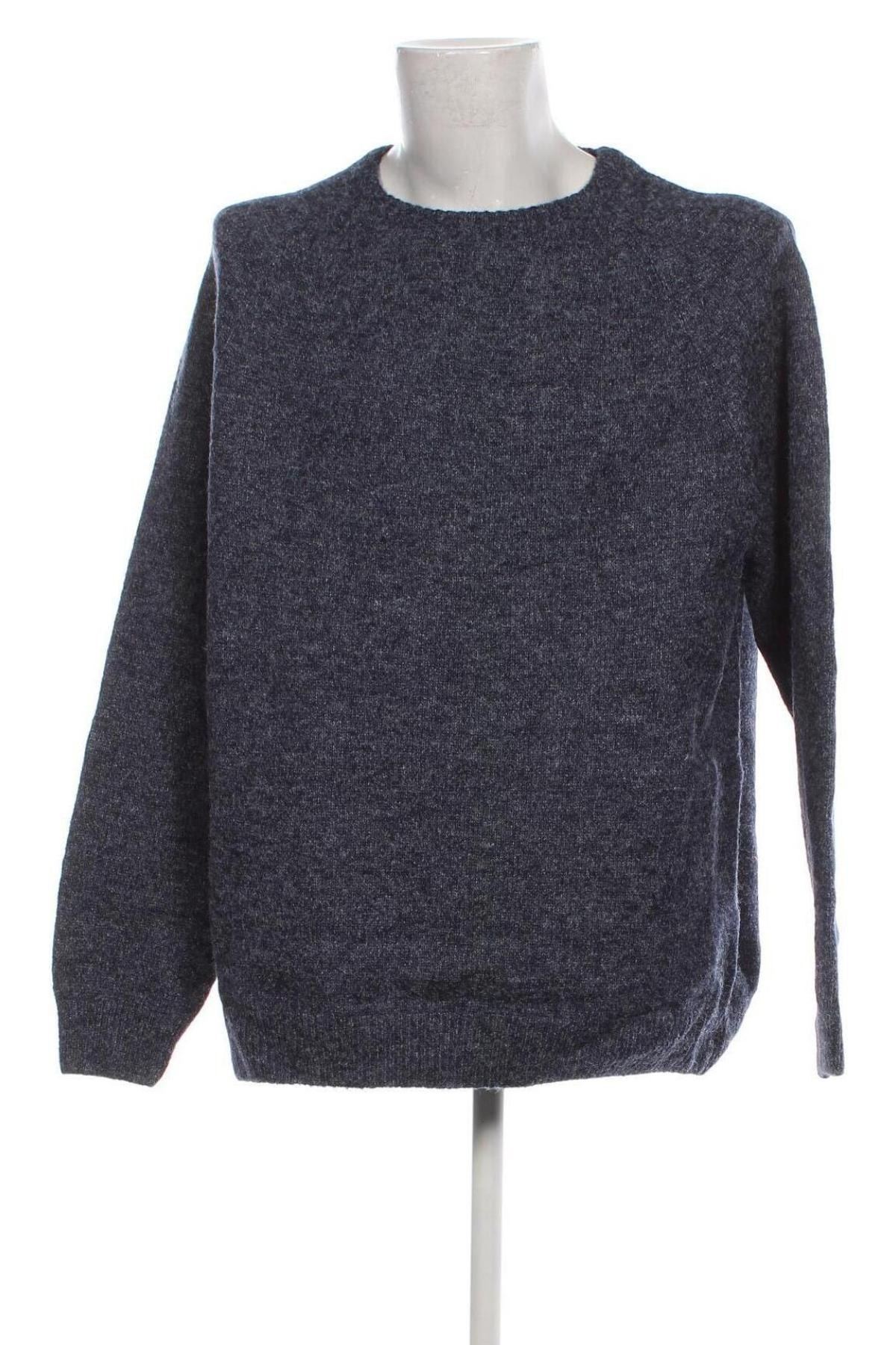 Мъжки пуловер Bpc Bonprix Collection, Размер XXL, Цвят Син, Цена 17,98 лв.
