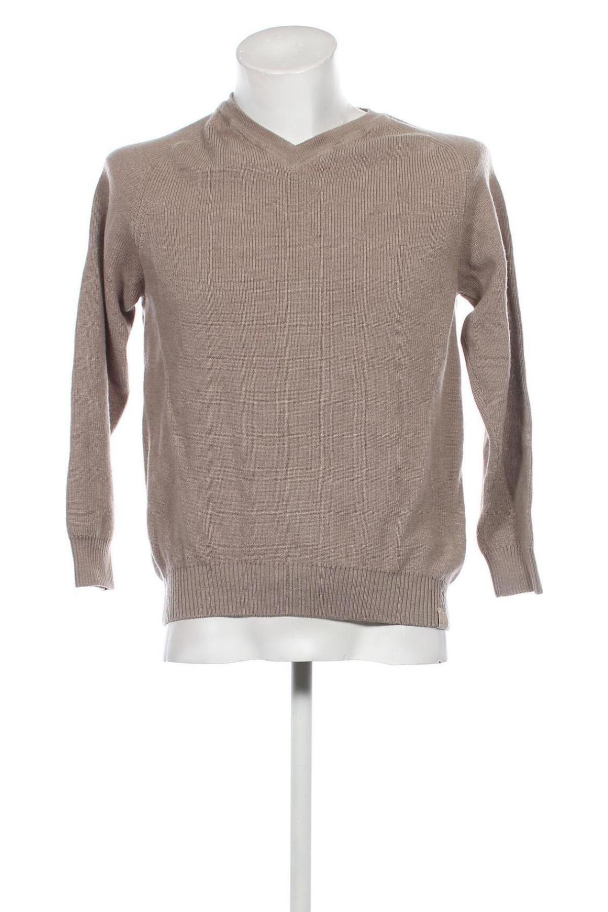 Herrenpullover Brax, Größe L, Farbe Beige, Preis 28,49 €