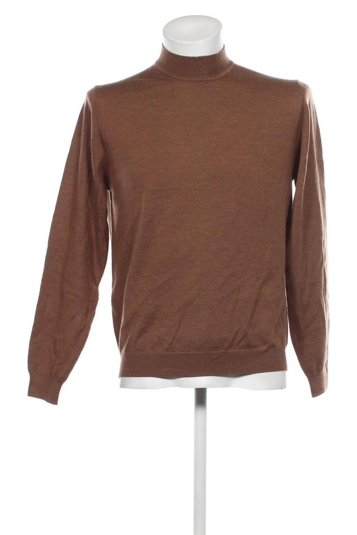 Мъжки пуловер Brooks Brothers, Размер M, Цвят Кафяв, Цена 91,20 лв.