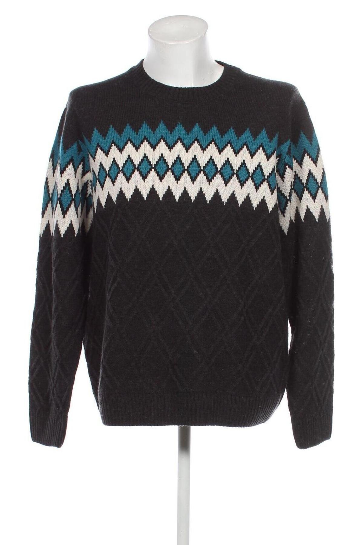 Мъжки пуловер C&A, Размер XXL, Цвят Многоцветен, Цена 17,98 лв.