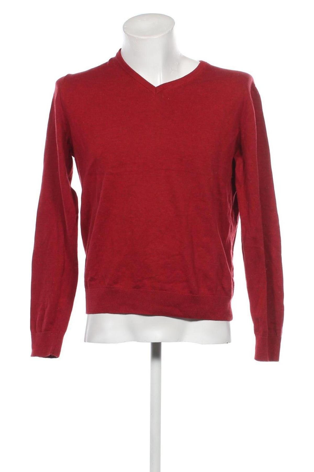 Мъжки пуловер C&A, Размер L, Цвят Червен, Цена 17,98 лв.