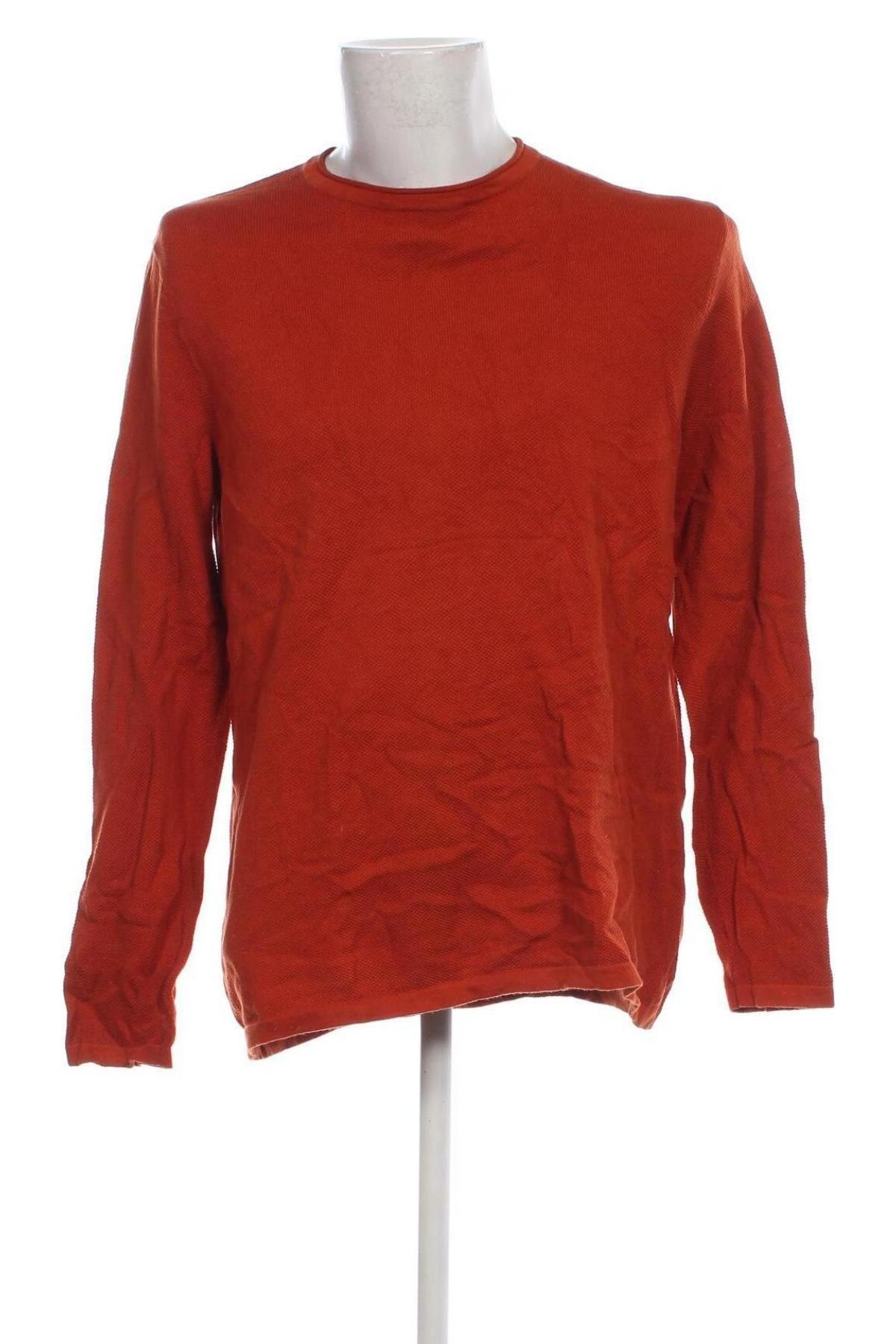 Мъжки пуловер C&A, Размер L, Цвят Оранжев, Цена 17,98 лв.