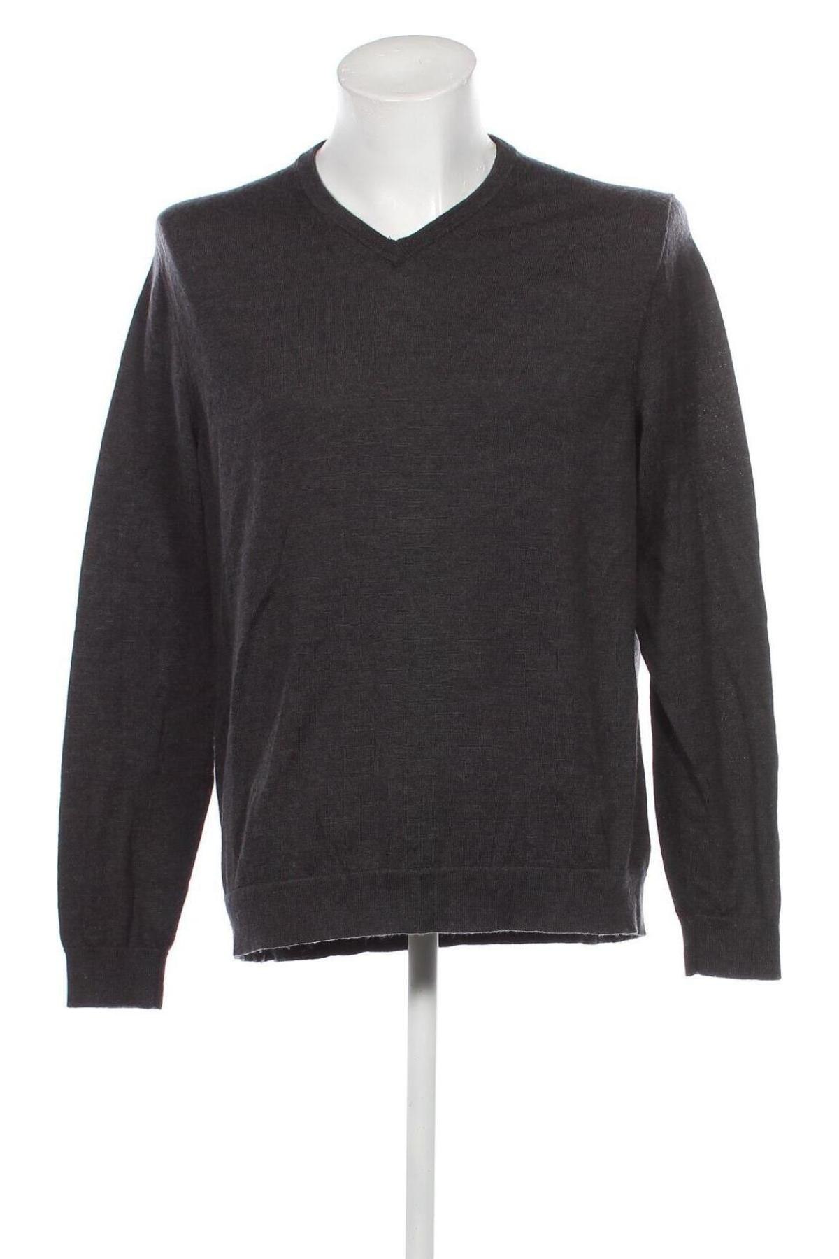 Мъжки пуловер Calvin Klein, Размер XL, Цвят Сив, Цена 69,70 лв.