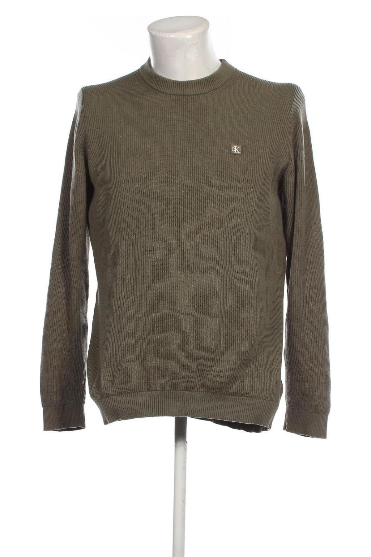 Pánsky sveter  Calvin Klein Jeans, Veľkosť XL, Farba Zelená, Cena  52,27 €