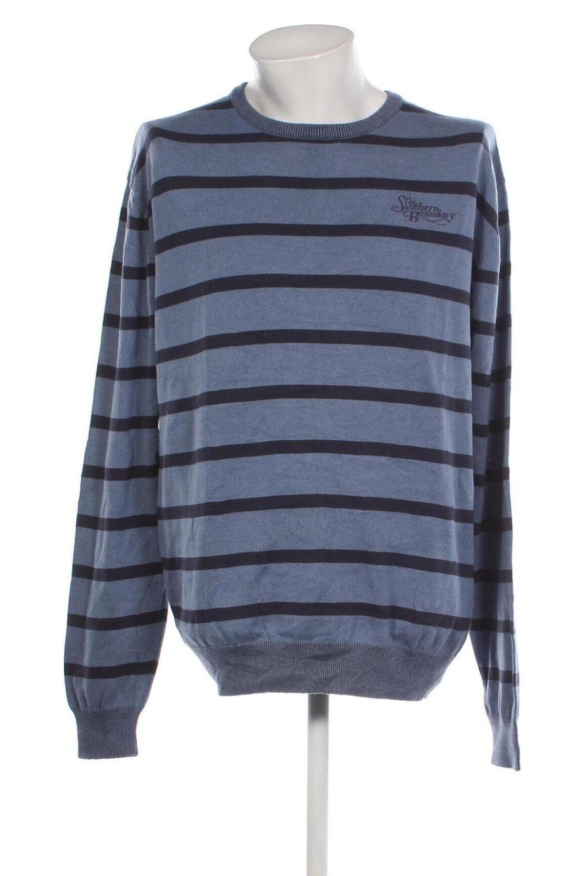 Ανδρικό πουλόβερ Canda, Μέγεθος XXL, Χρώμα Μπλέ, Τιμή 10,58 €