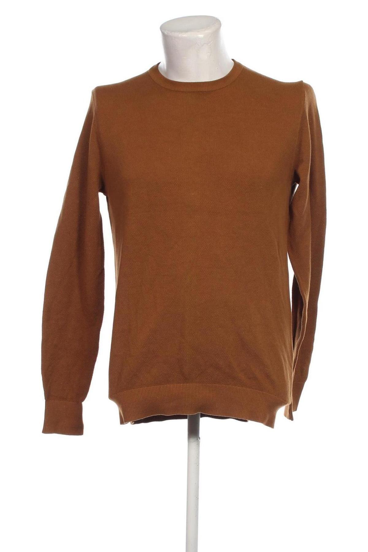 Мъжки пуловер Celio, Размер M, Цвят Кафяв, Цена 13,92 лв.