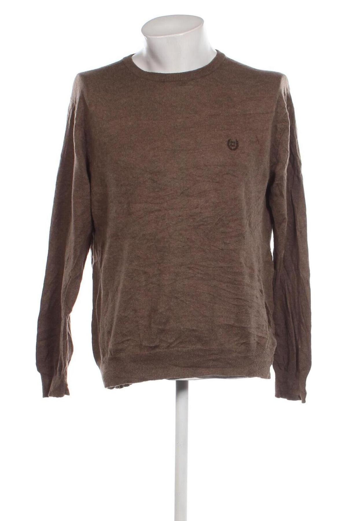 Мъжки пуловер Chaps, Размер M, Цвят Кафяв, Цена 15,66 лв.