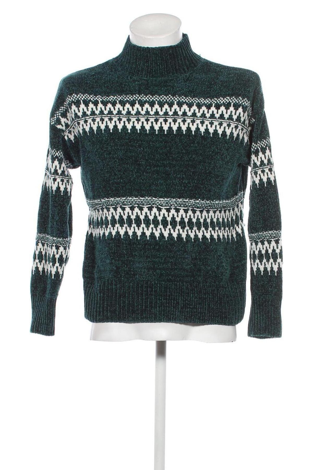 Męski sweter Christian Siriano New York, Rozmiar M, Kolor Zielony, Cena 61,99 zł