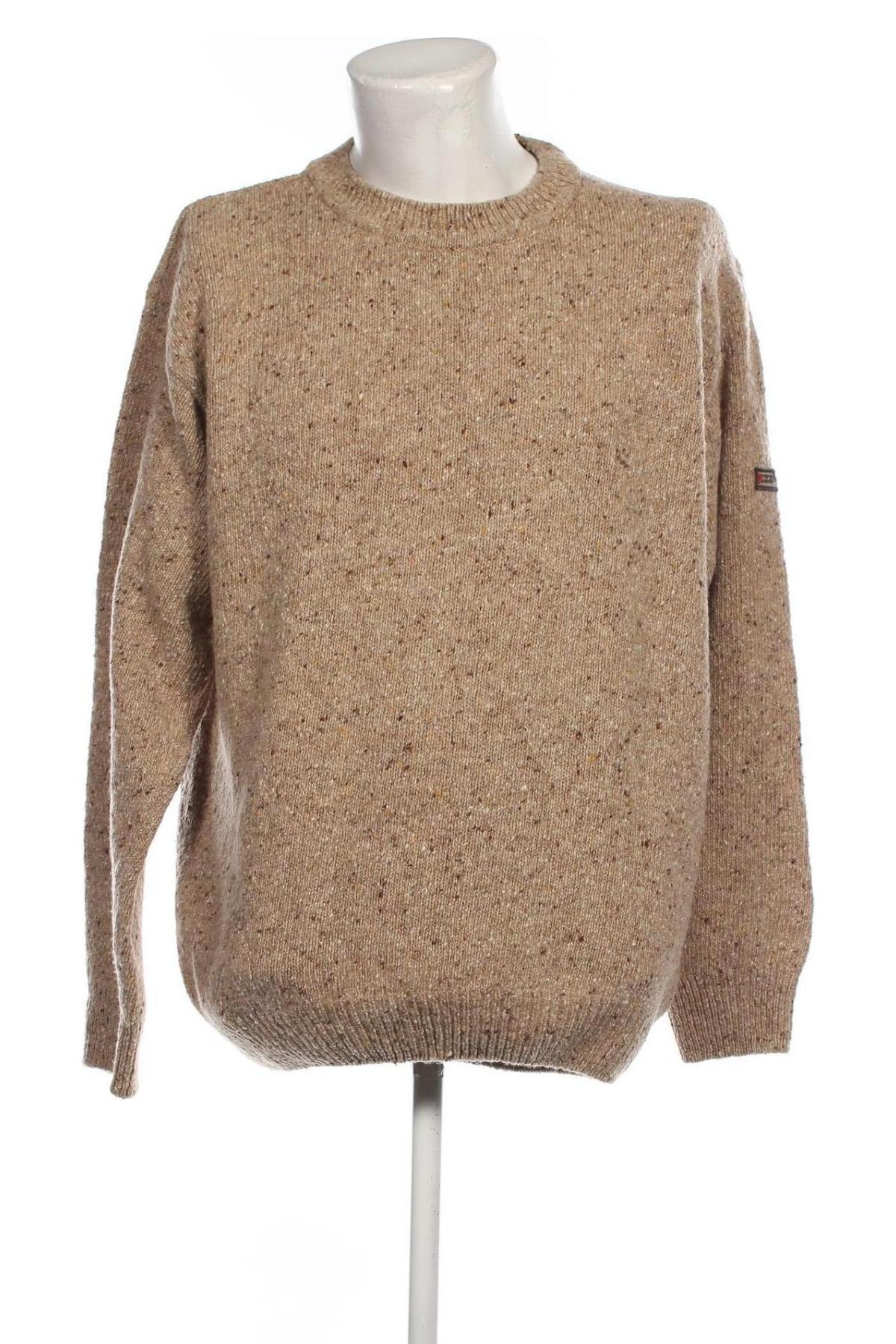 Herrenpullover Claudio Campione, Größe XXL, Farbe Braun, Preis 23,66 €