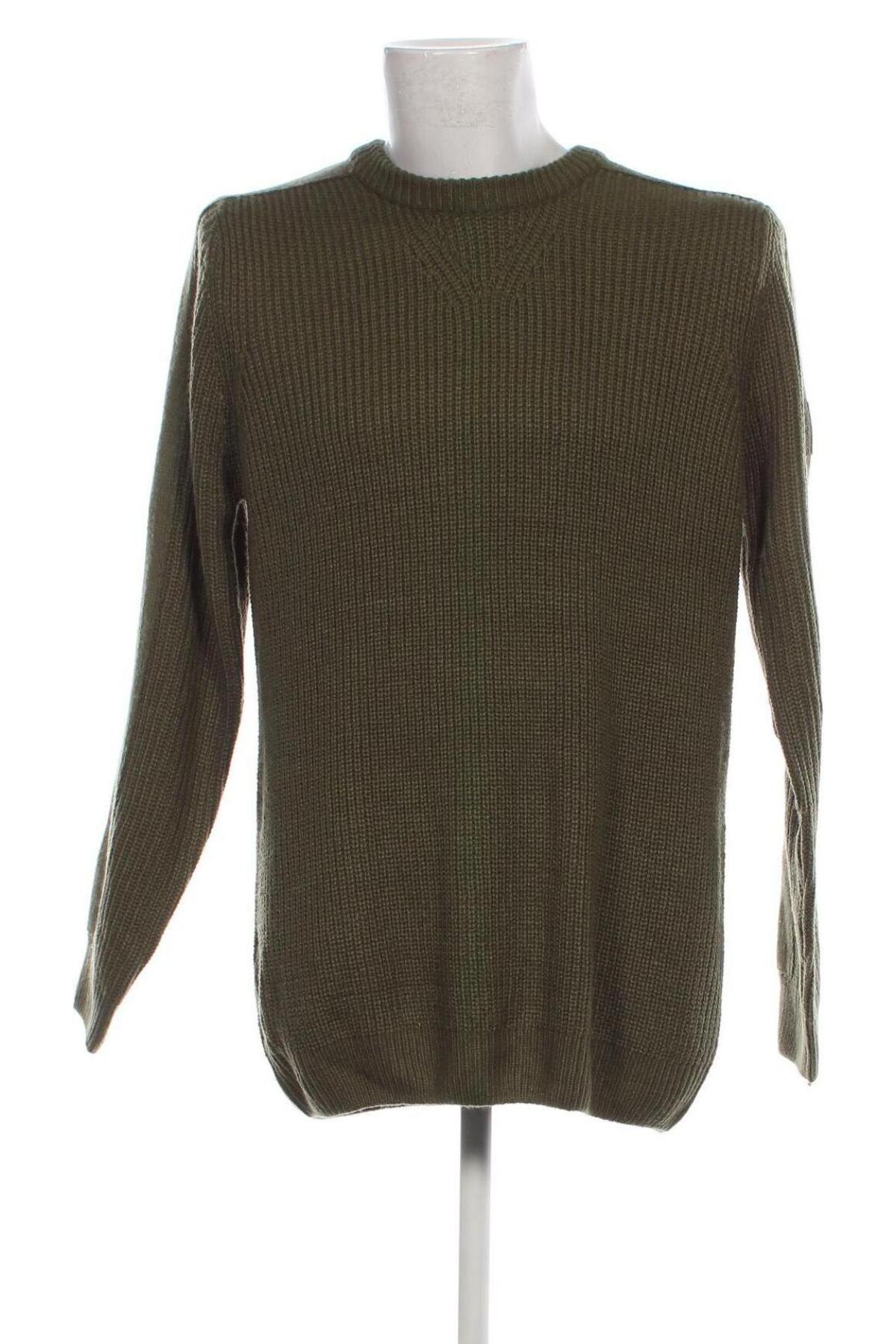 Мъжки пуловер Clockhouse, Размер XXL, Цвят Зелен, Цена 17,11 лв.