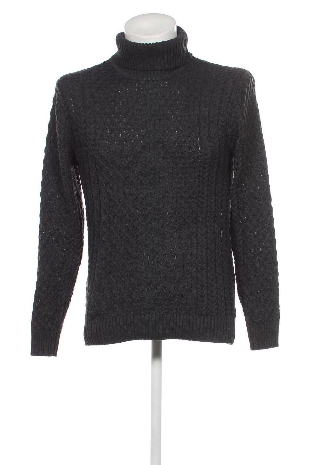 Мъжки пуловер Coofandy, Размер M, Цвят Сив, Цена 16,53 лв.