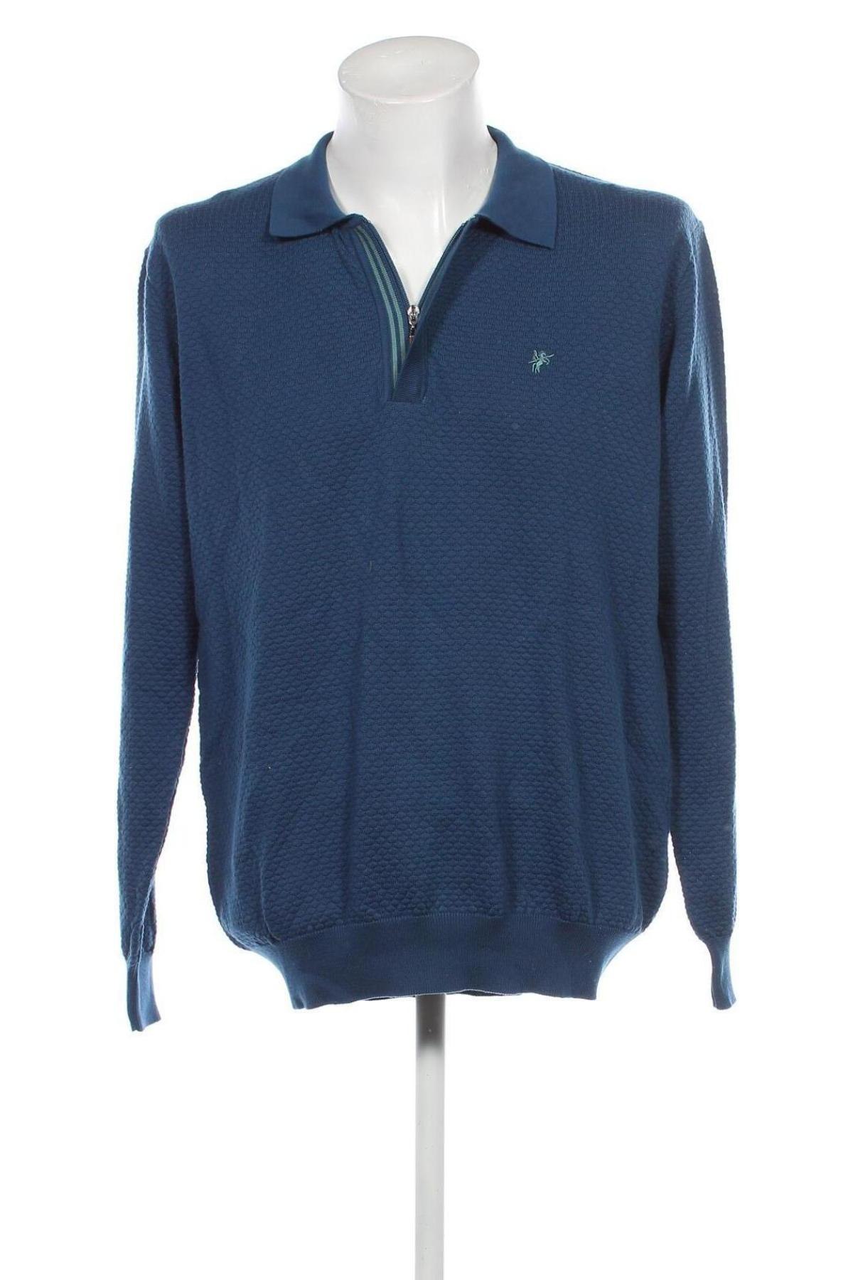 Мъжки пуловер Denim Culture, Размер XXL, Цвят Син, Цена 43,89 лв.