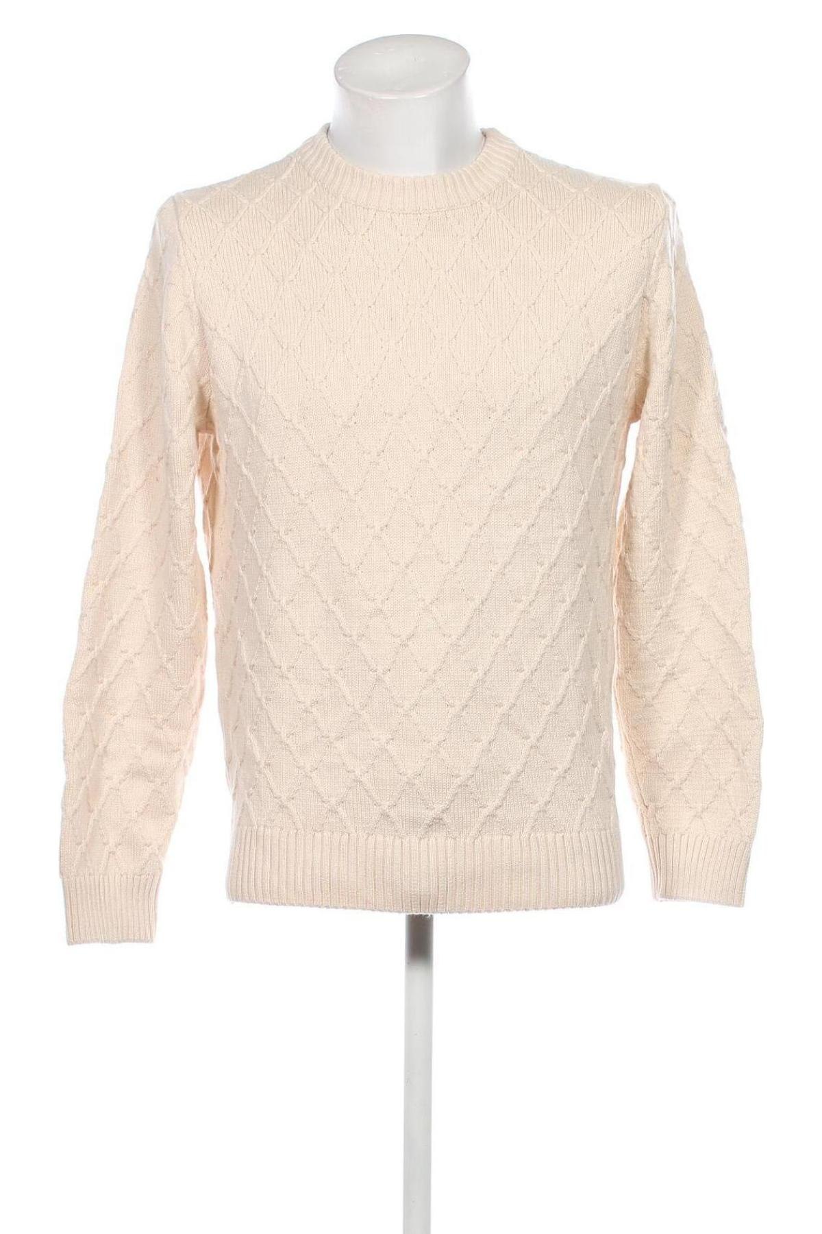 Herrenpullover Dressmann, Größe M, Farbe Beige, Preis € 53,58