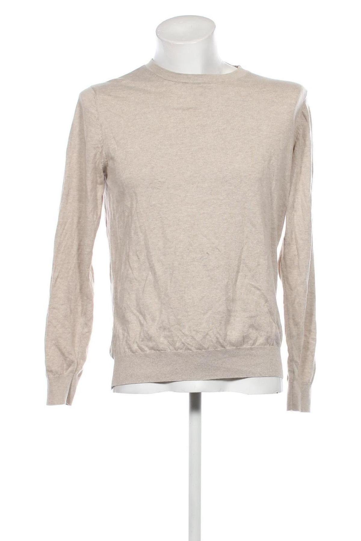 Herrenpullover Dressmann, Größe M, Farbe Beige, Preis 12,78 €