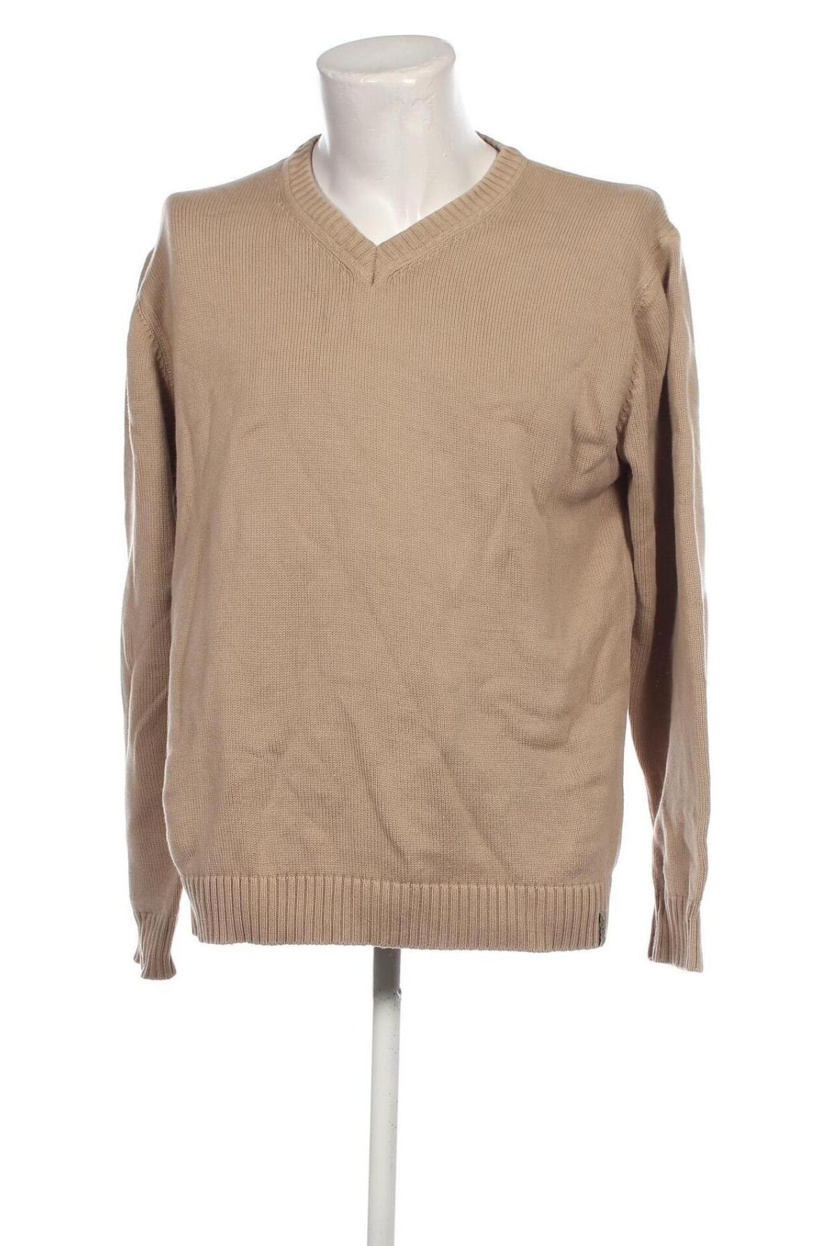 Ανδρικό πουλόβερ Esprit, Μέγεθος XXL, Χρώμα  Μπέζ, Τιμή 11,15 €