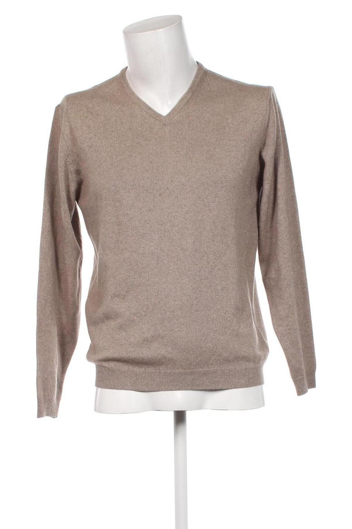 Herrenpullover Finshley&Harding, Größe L, Farbe Beige, Preis € 13,96