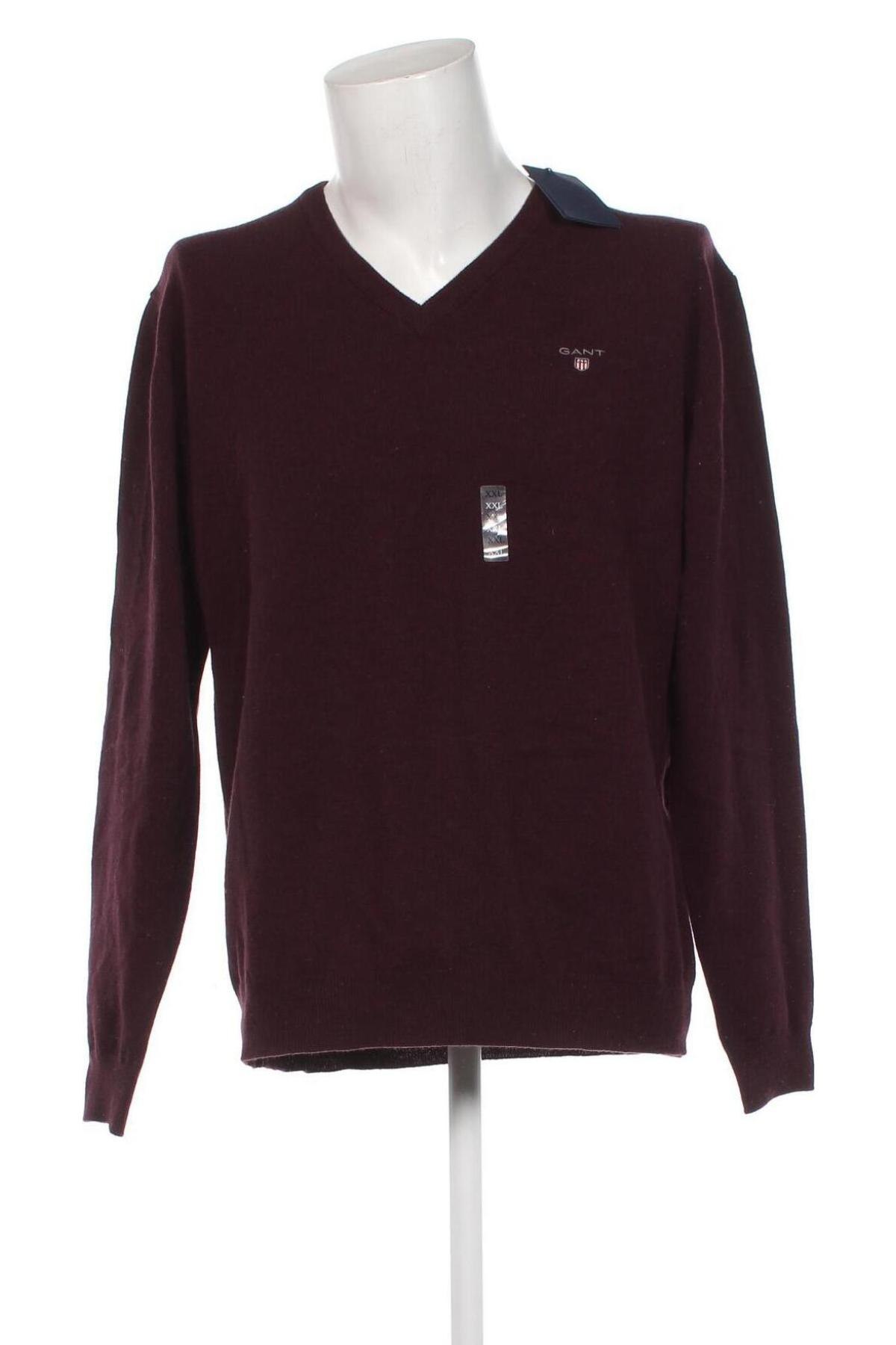 Мъжки пуловер Gant, Размер XXL, Цвят Лилав, Цена 132,60 лв.