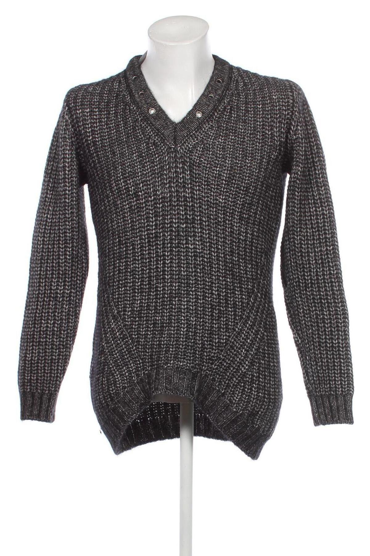 Ανδρικό πουλόβερ Guess, Μέγεθος L, Χρώμα Γκρί, Τιμή 37,85 €