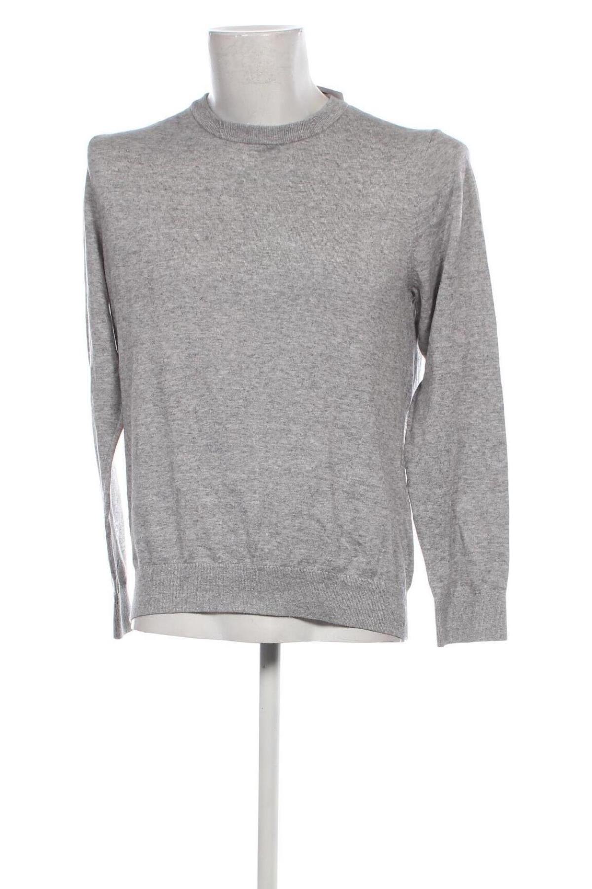Мъжки пуловер H&M, Размер L, Цвят Сив, Цена 17,11 лв.