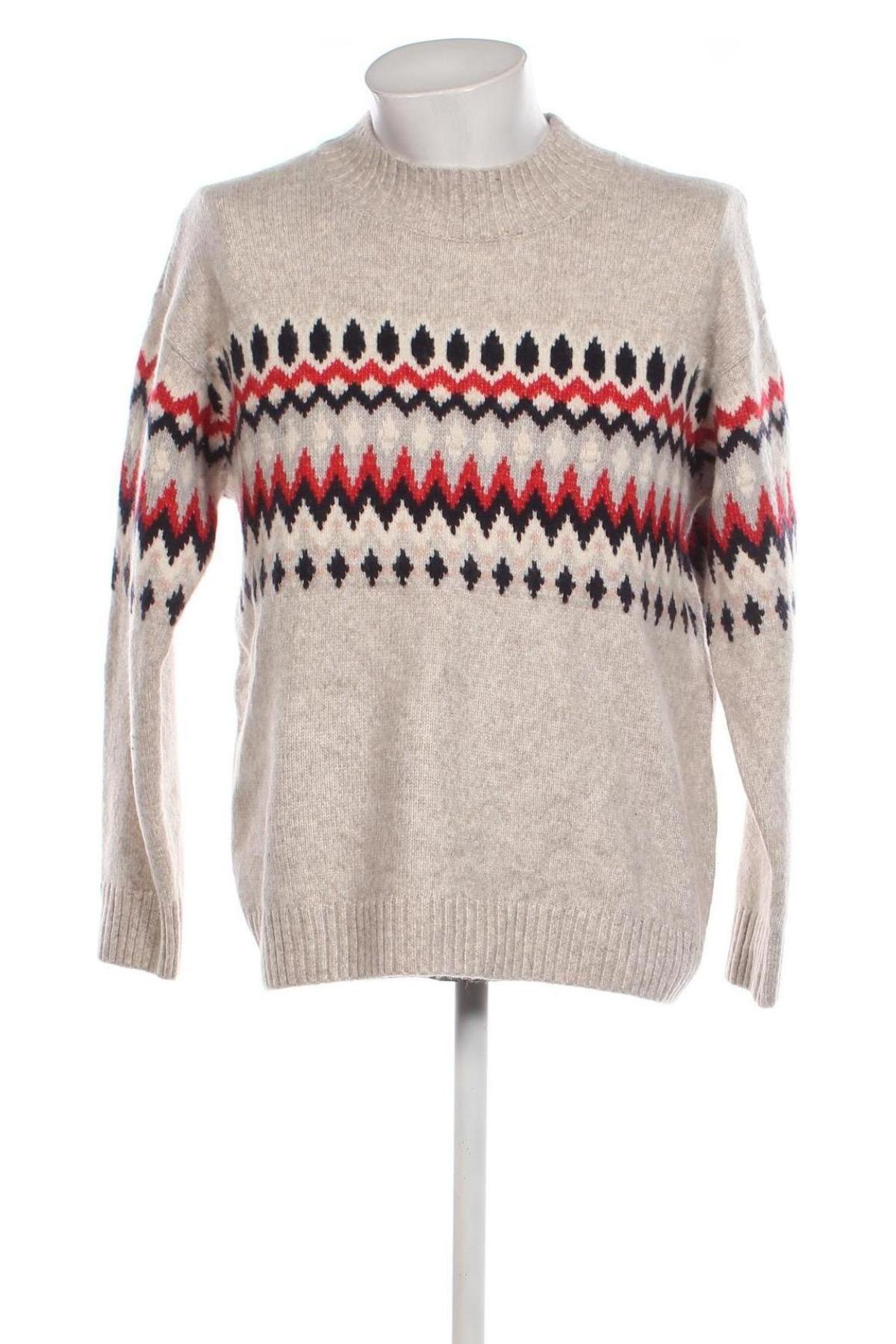 Ανδρικό πουλόβερ H&M, Μέγεθος S, Χρώμα  Μπέζ, Τιμή 14,51 €
