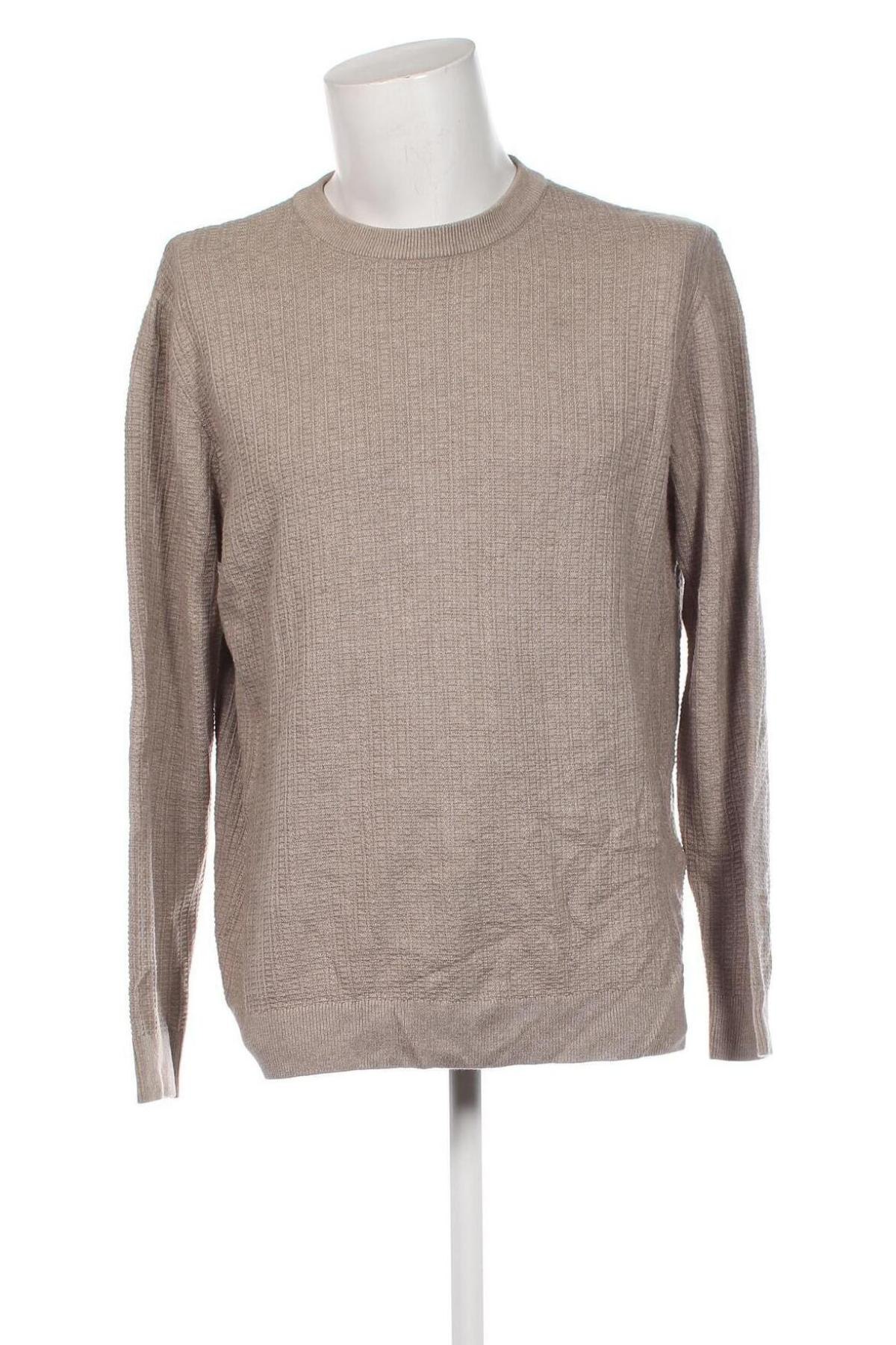 Ανδρικό πουλόβερ H&M, Μέγεθος XL, Χρώμα  Μπέζ, Τιμή 9,51 €