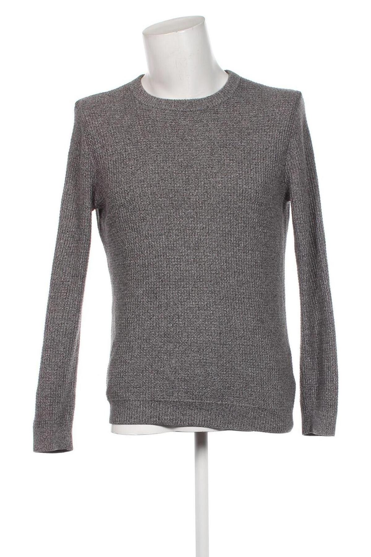 Мъжки пуловер H&M, Размер S, Цвят Сив, Цена 15,66 лв.