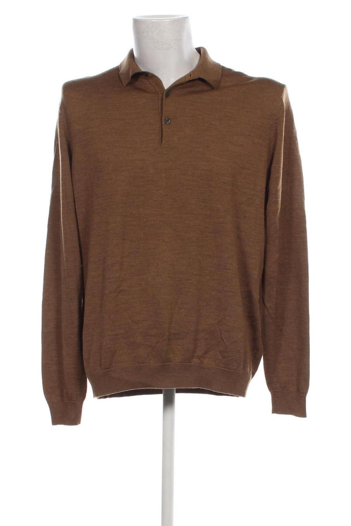 Мъжки пуловер H&M, Размер XL, Цвят Кафяв, Цена 17,98 лв.