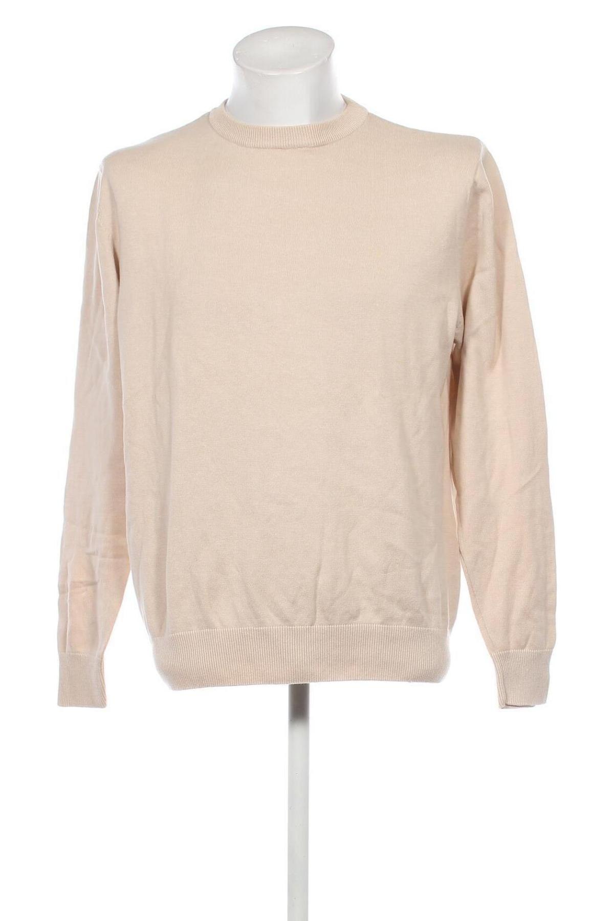 Herrenpullover Hanbury, Größe L, Farbe Beige, Preis € 8,49