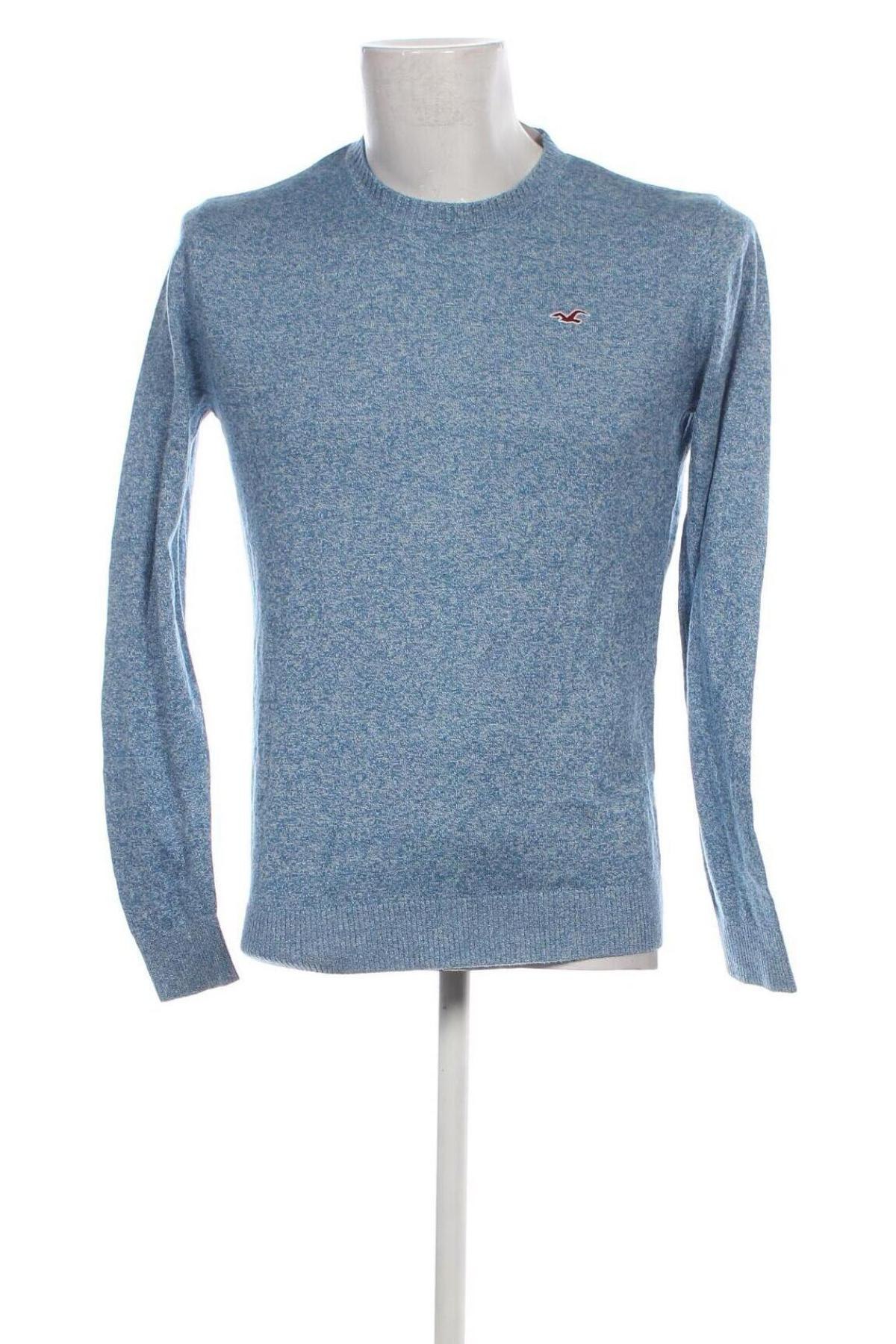 Мъжки пуловер Hollister, Размер M, Цвят Син, Цена 34,00 лв.