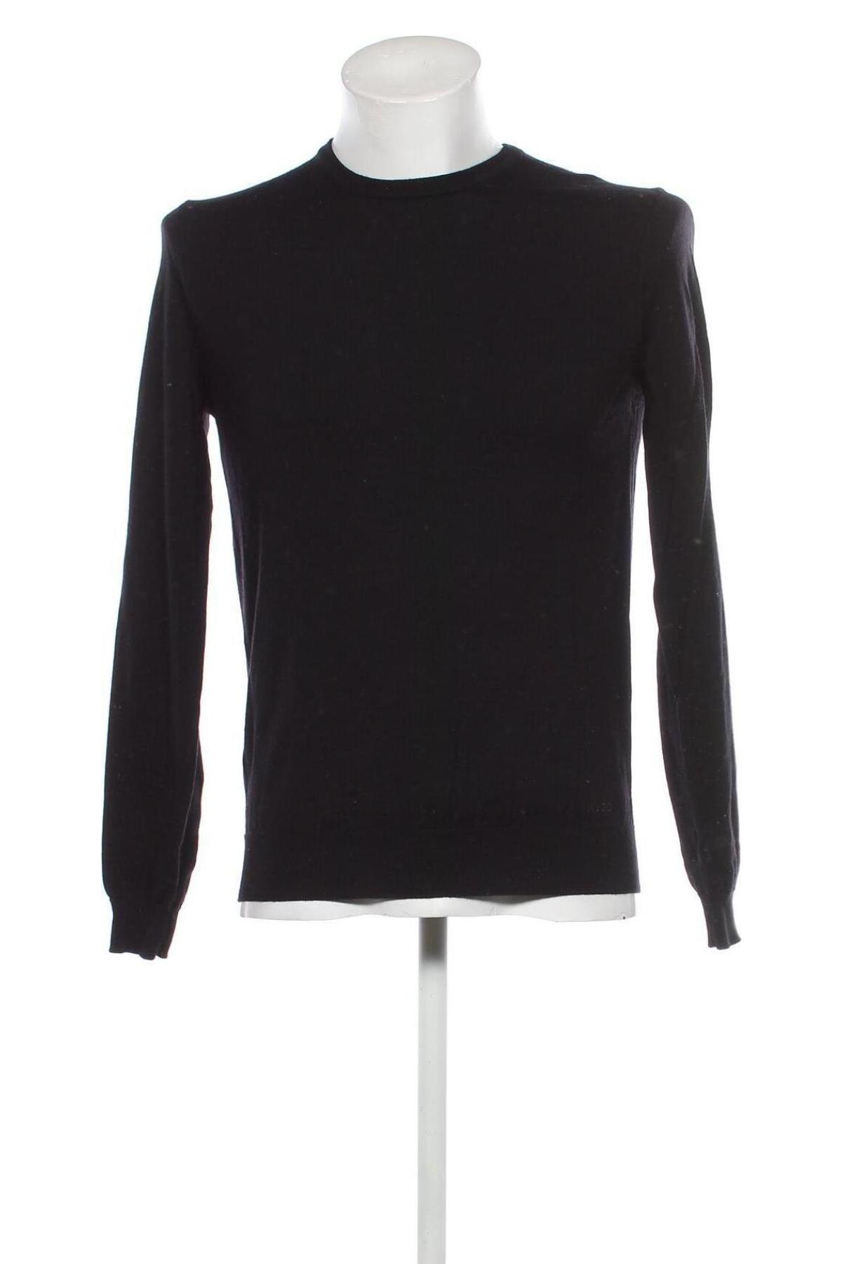 Мъжки пуловер Hugo Boss, Размер L, Цвят Черен, Цена 241,30 лв.