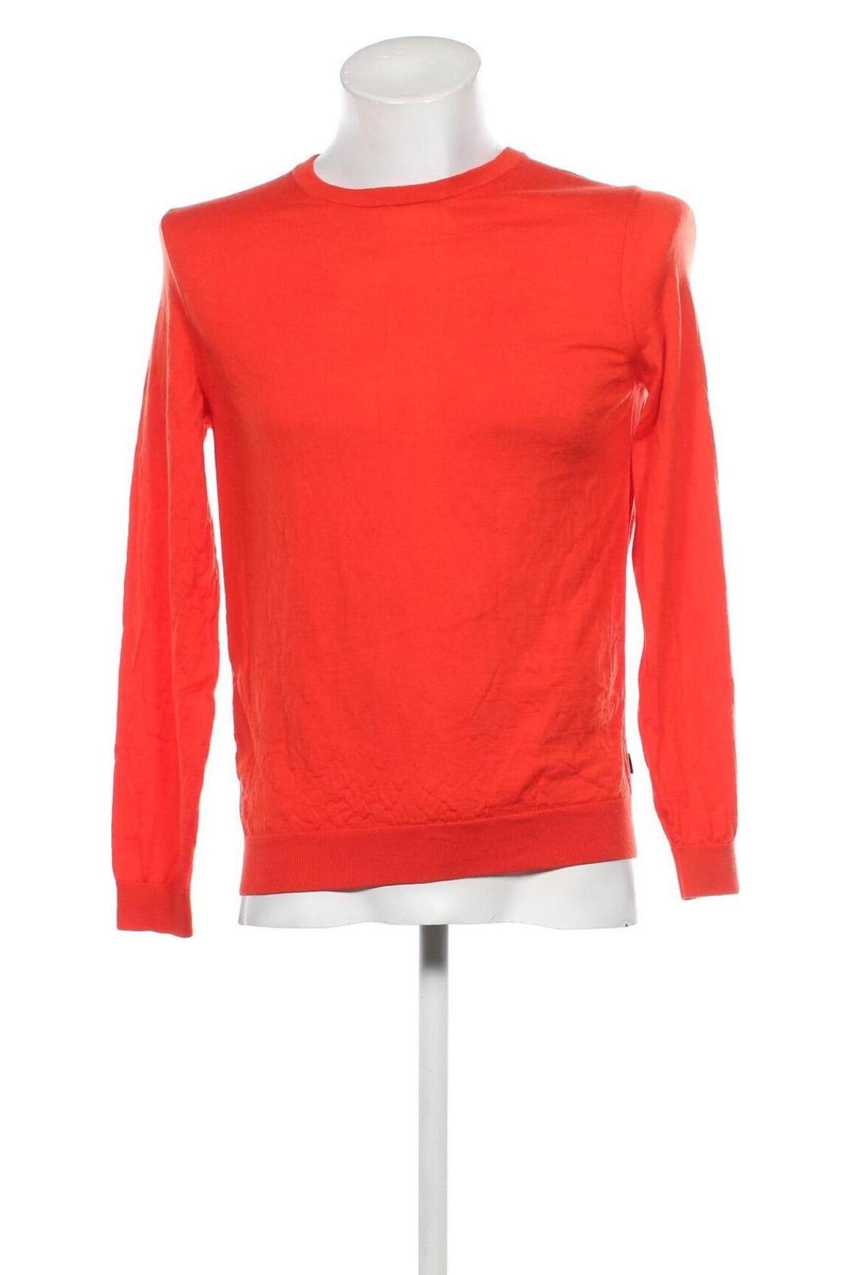 Мъжки пуловер Hugo Boss, Размер L, Цвят Червен, Цена 76,72 лв.