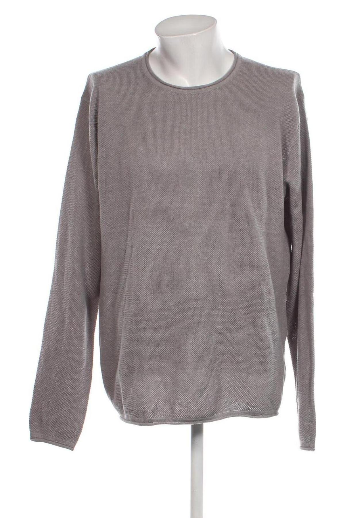 Herrenpullover Identic, Größe XXL, Farbe Grau, Preis 15,60 €