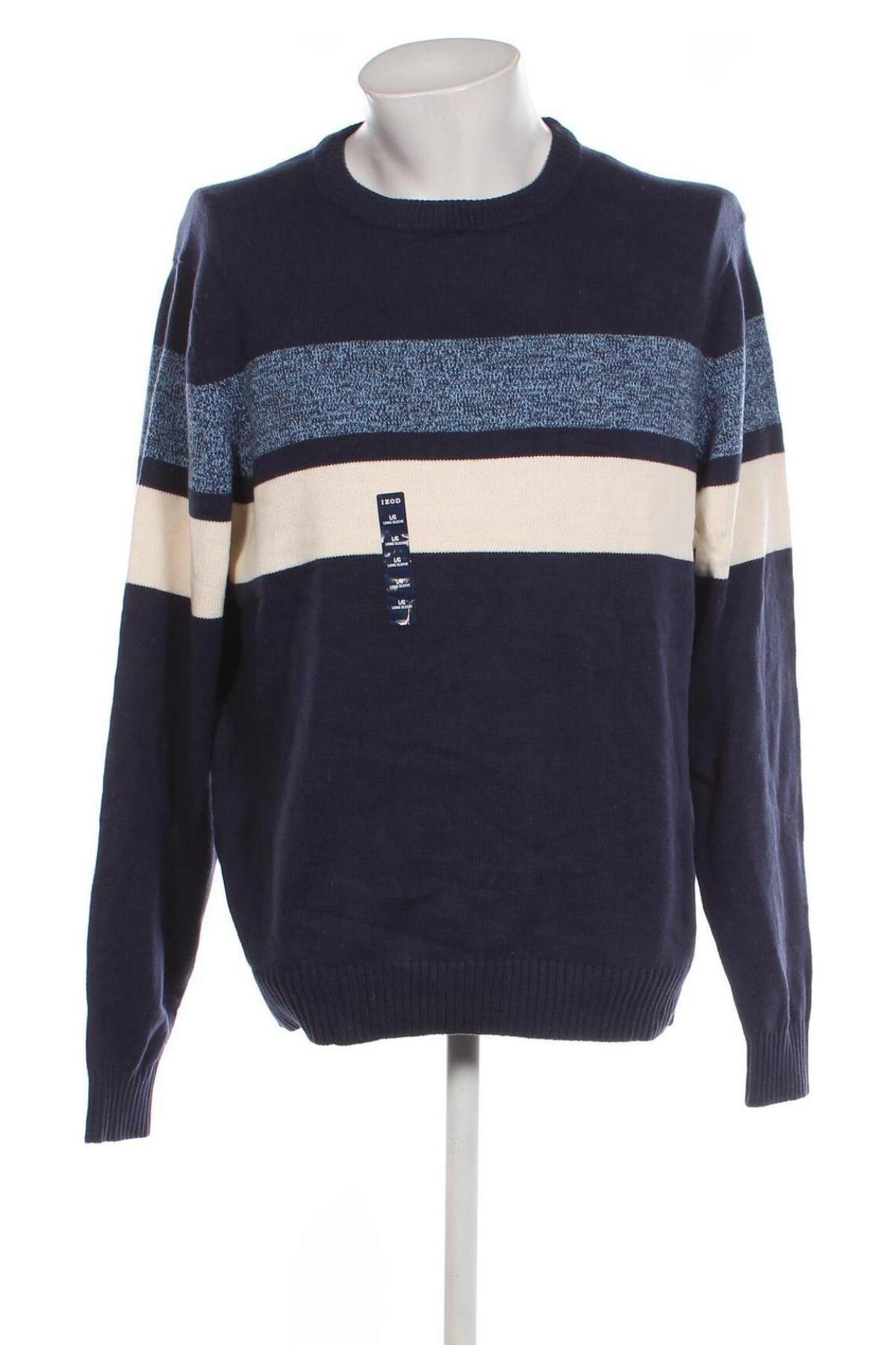 Ανδρικό πουλόβερ Izod, Μέγεθος L, Χρώμα Μπλέ, Τιμή 15,93 €