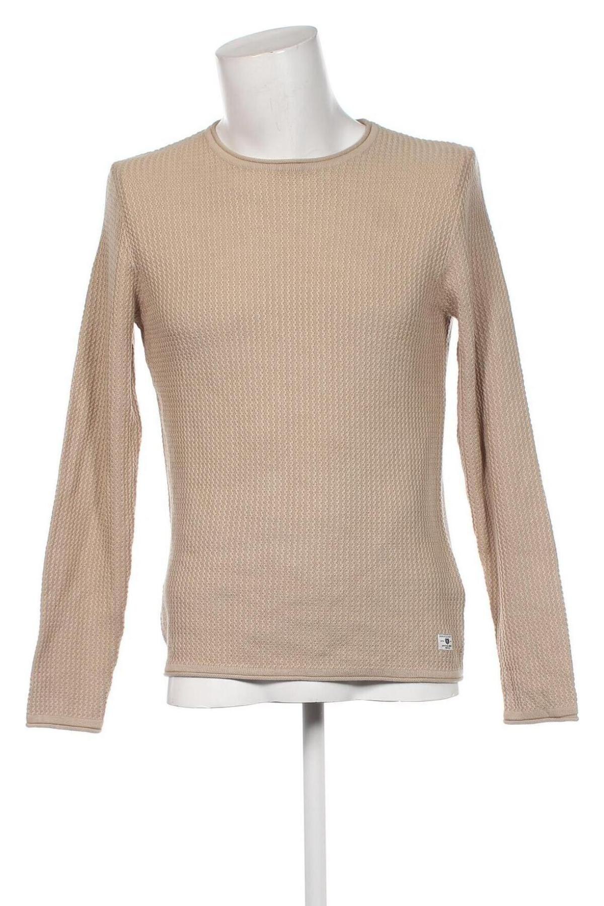 Herrenpullover Jack & Jones PREMIUM, Größe M, Farbe Beige, Preis € 12,07