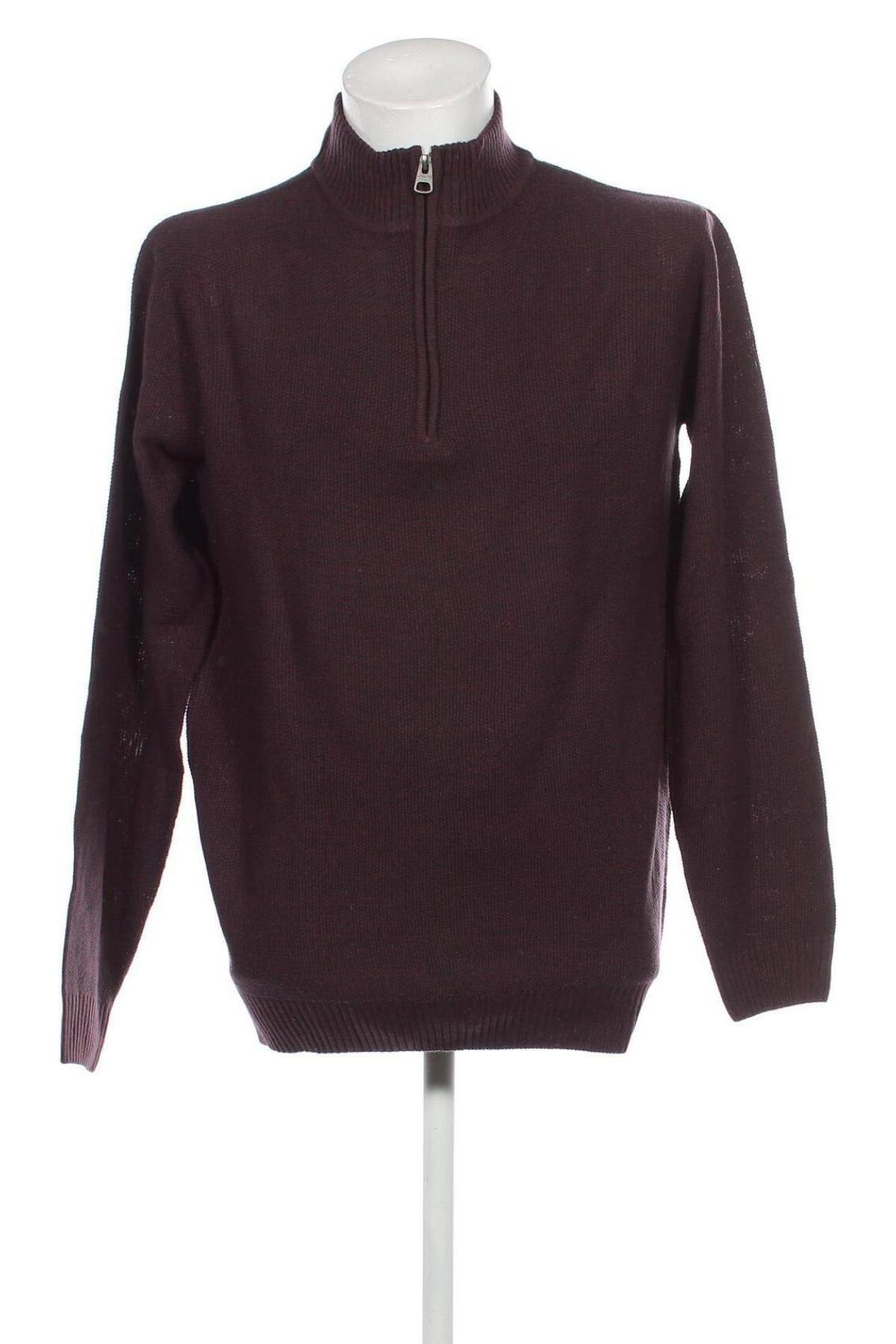 Мъжки пуловер Jack's, Размер L, Цвят Лилав, Цена 27,14 лв.