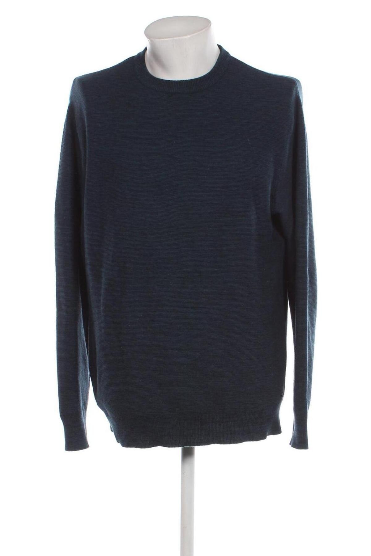 Ανδρικό πουλόβερ Jean Carriere, Μέγεθος L, Χρώμα Μπλέ, Τιμή 9,30 €