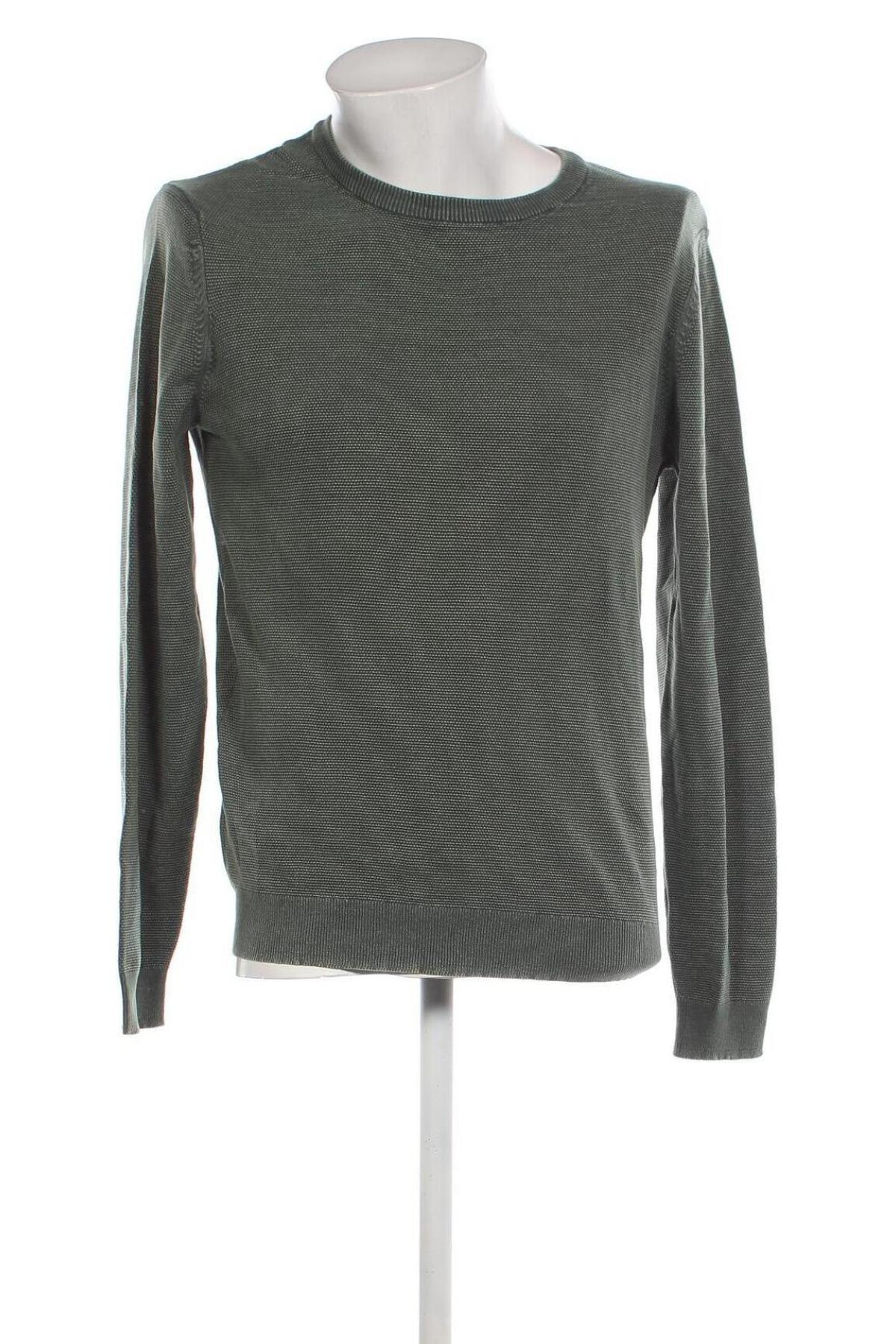 Ανδρικό πουλόβερ Jean Pascale, Μέγεθος M, Χρώμα Πράσινο, Τιμή 10,23 €