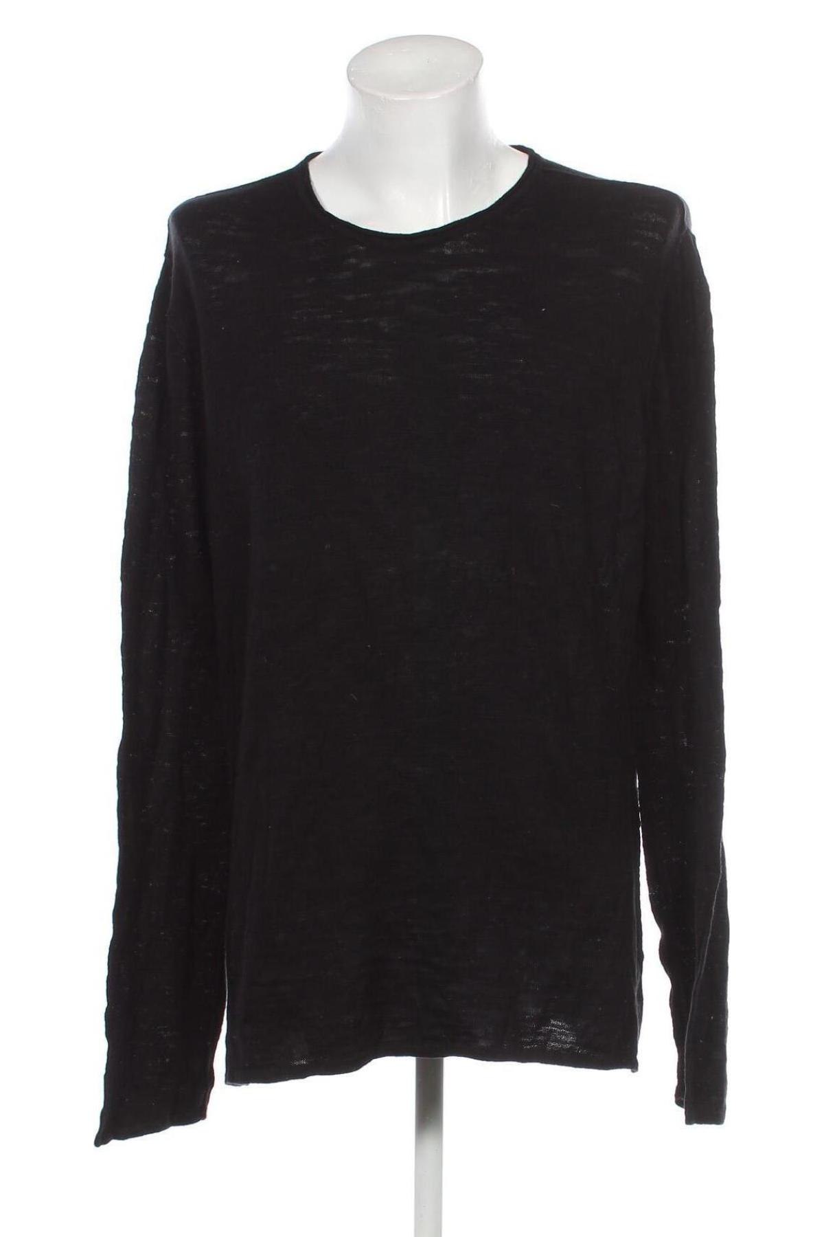 Мъжки пуловер John Varvatos, Размер XXL, Цвят Черен, Цена 130,15 лв.
