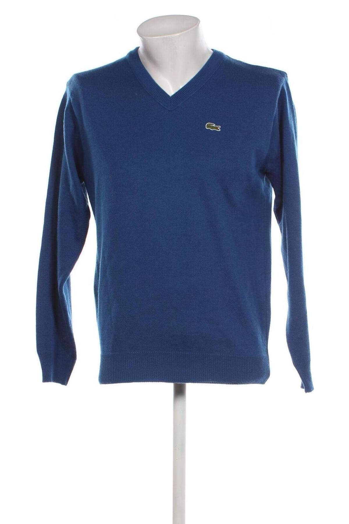 Мъжки пуловер Lacoste, Размер L, Цвят Син, Цена 91,20 лв.