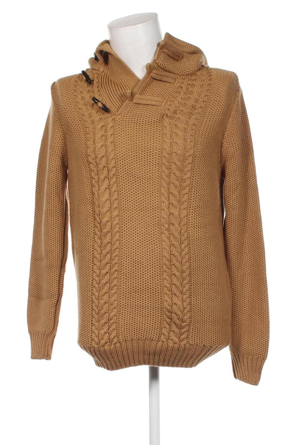 Herrenpullover Leif Nelson, Größe XL, Farbe Beige, Preis 12,51 €